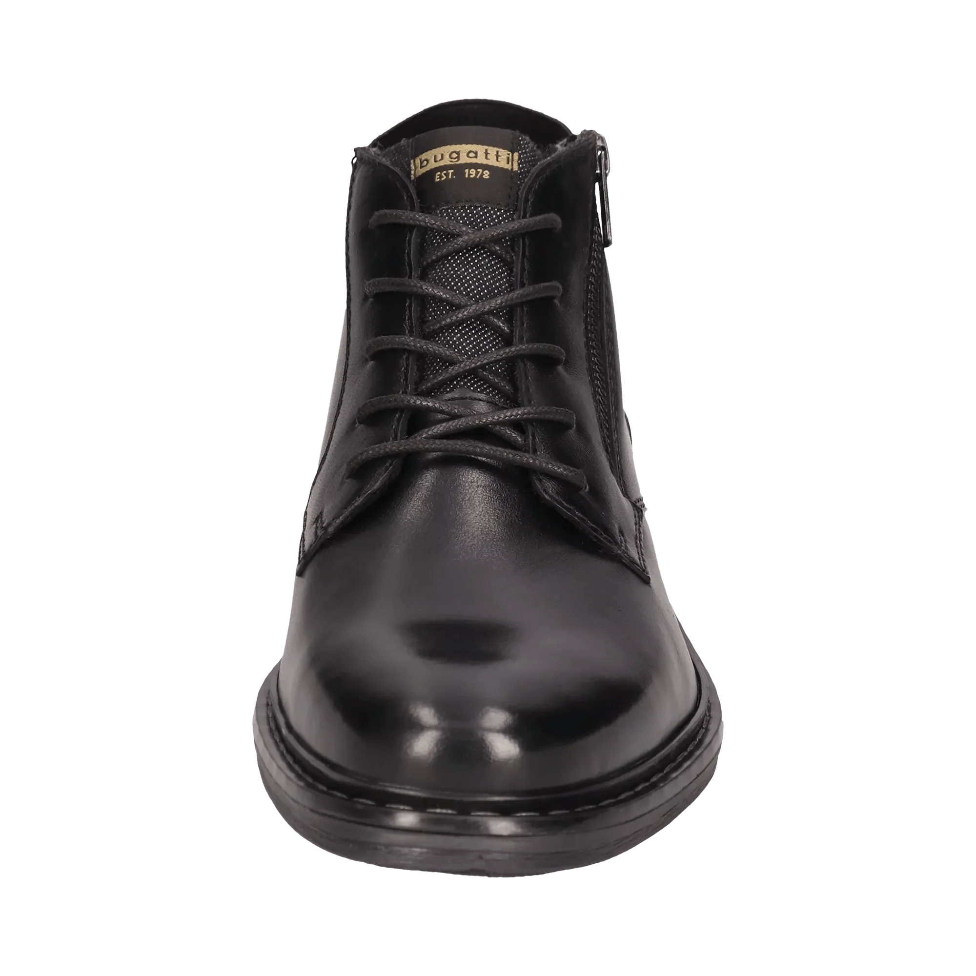 Leder Schnürstiefel schwarz - Image 5