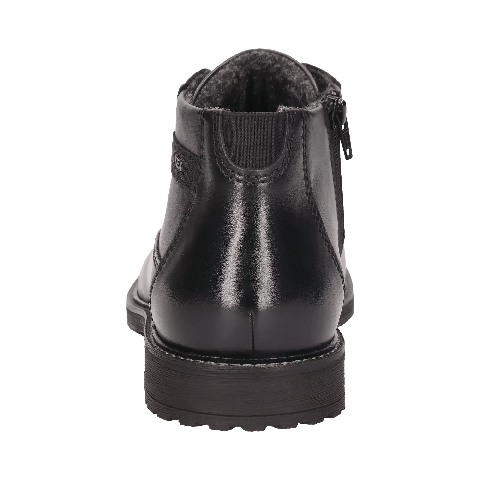 Leder Schnürstiefel schwarz - Image 3