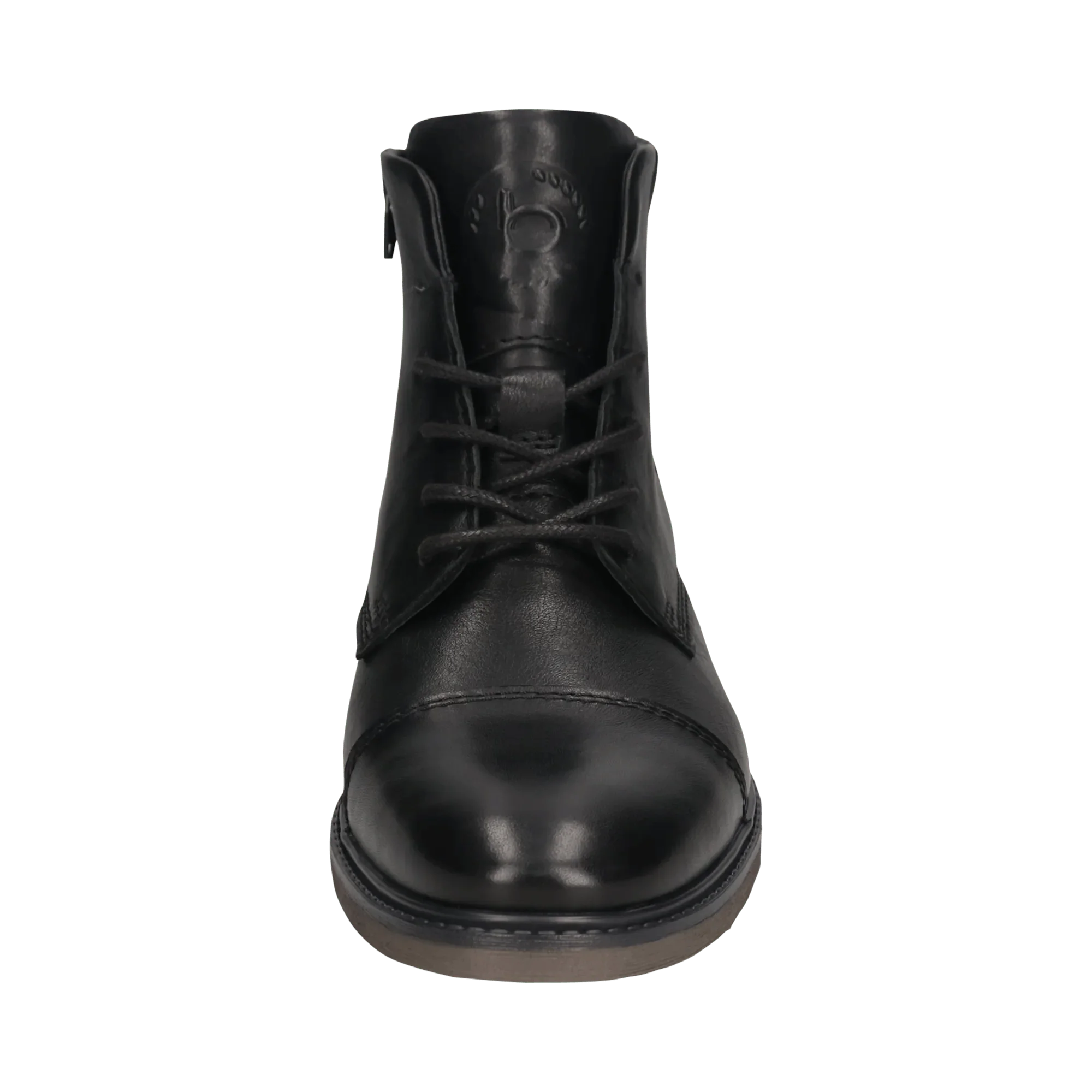 Leder Schnürstiefel schwarz - Image 5