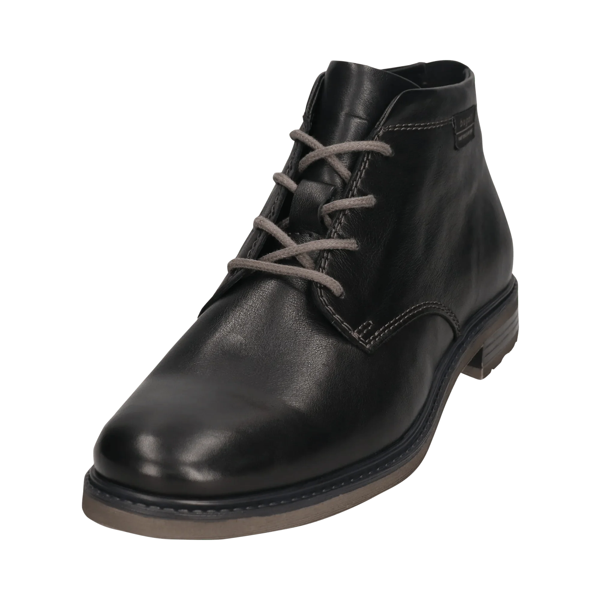 Leder Schnürstiefel schwarz - Image 2