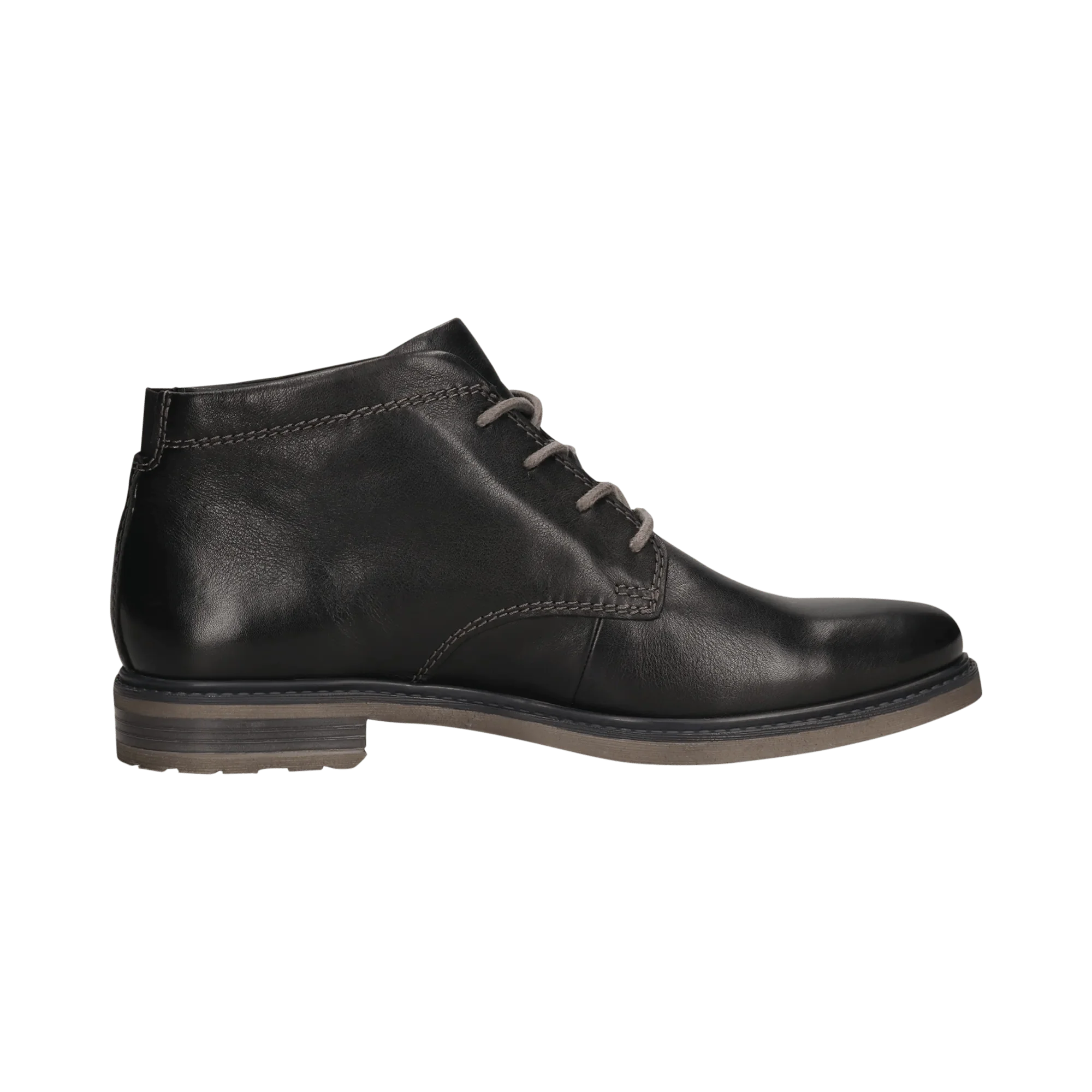Leder Schnürstiefel schwarz - Image 4