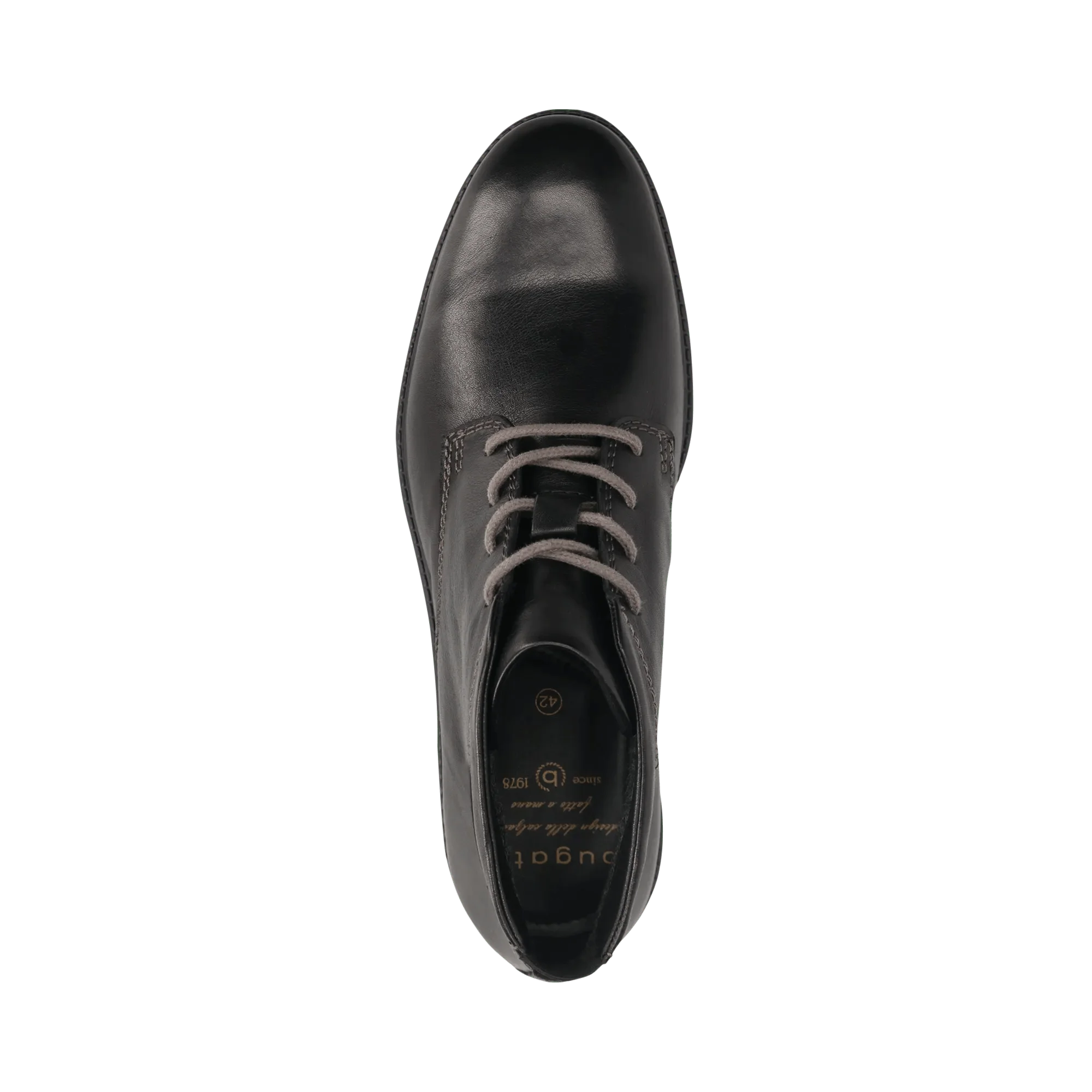 Leder Schnürstiefel schwarz - Image 6