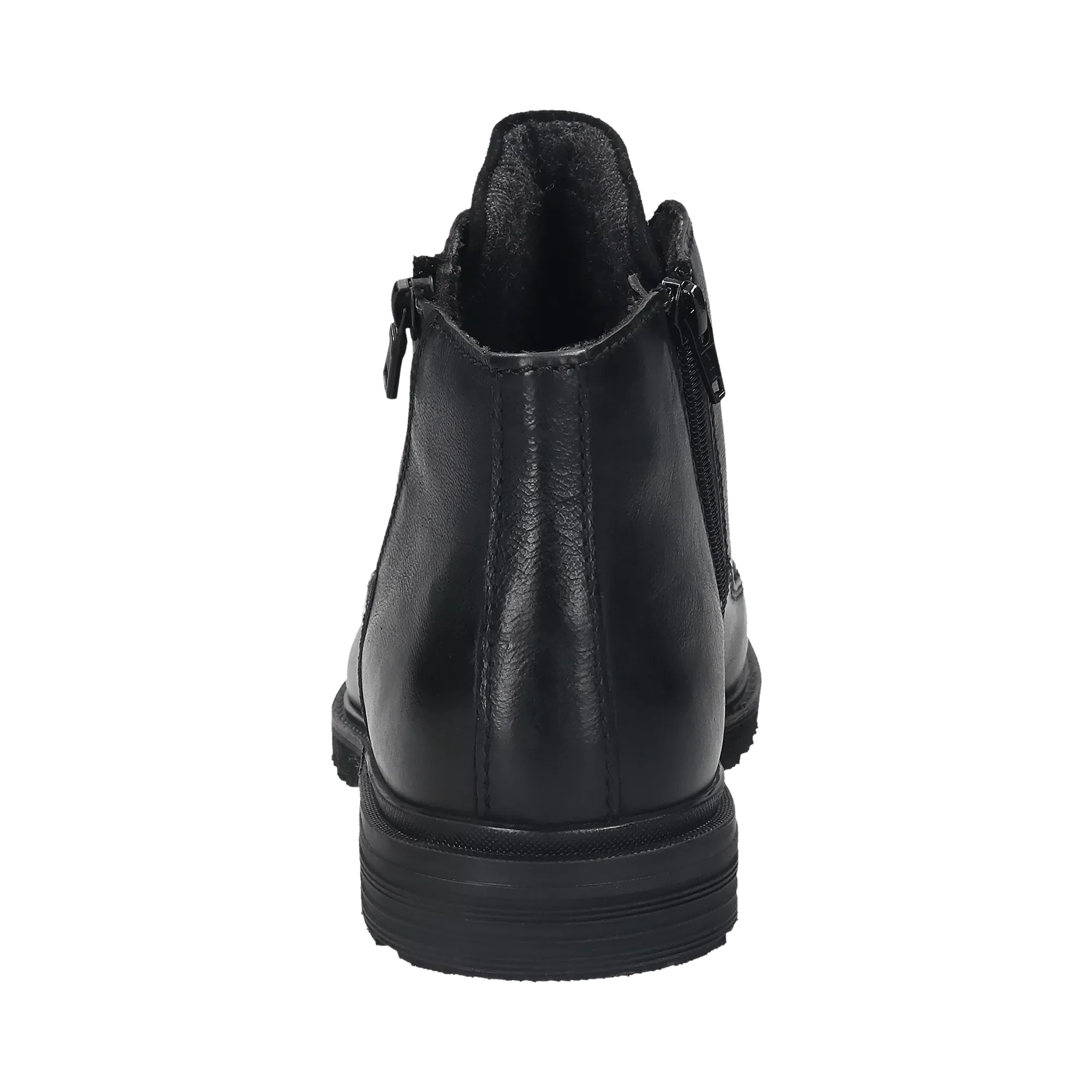 Leder Schnürstiefel schwarz - Image 3