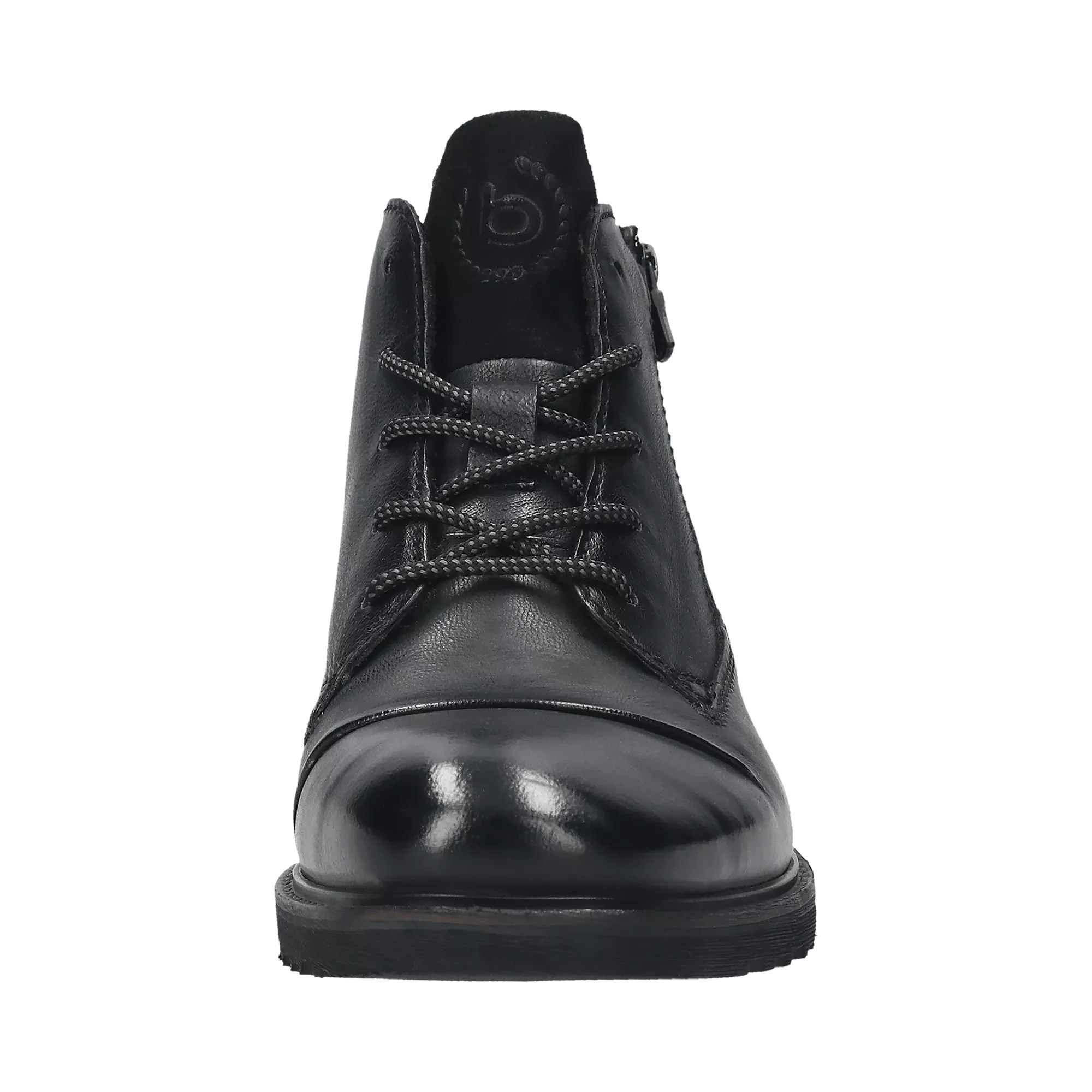 Leder Schnürstiefel schwarz - Image 5