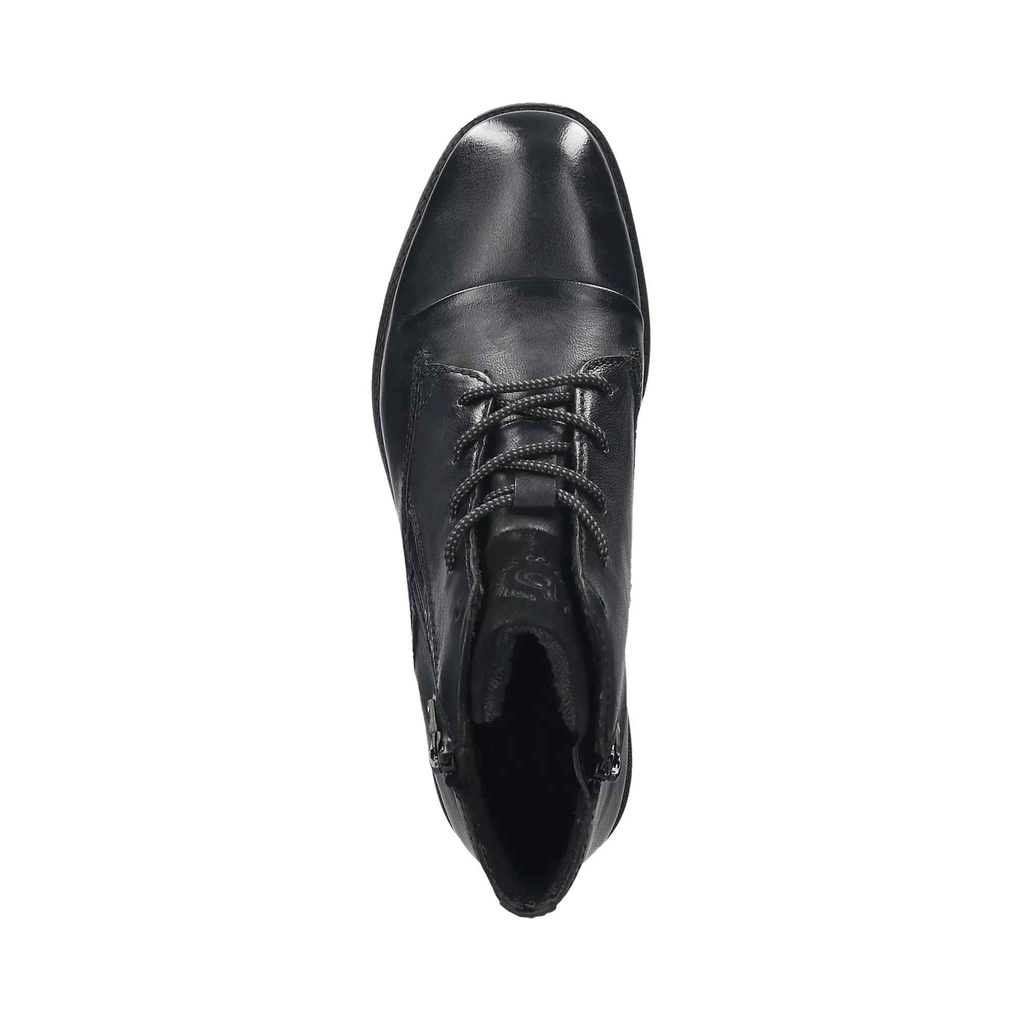 Leder Schnürstiefel schwarz - Image 6