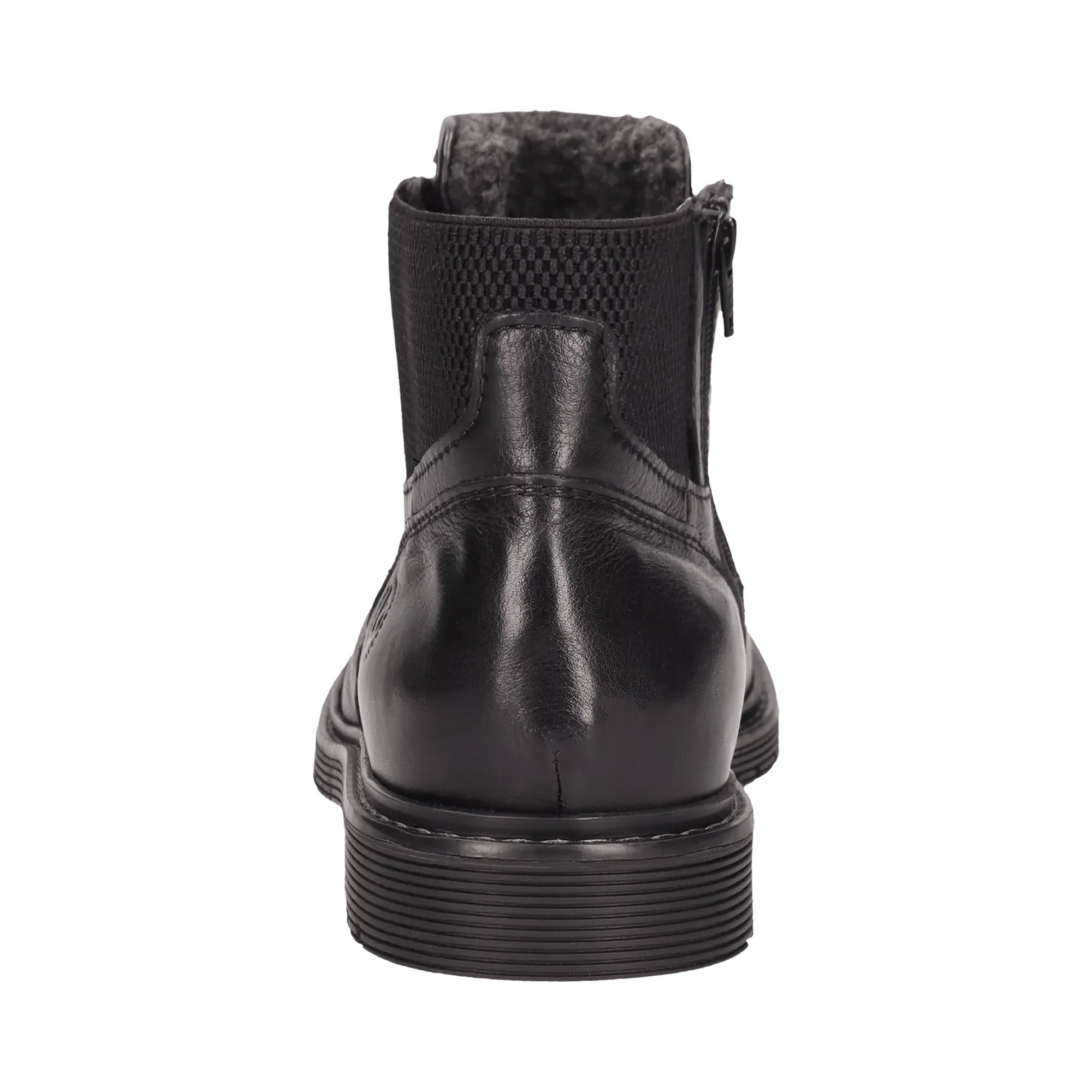 Leder Schnürstiefel schwarz - Image 3