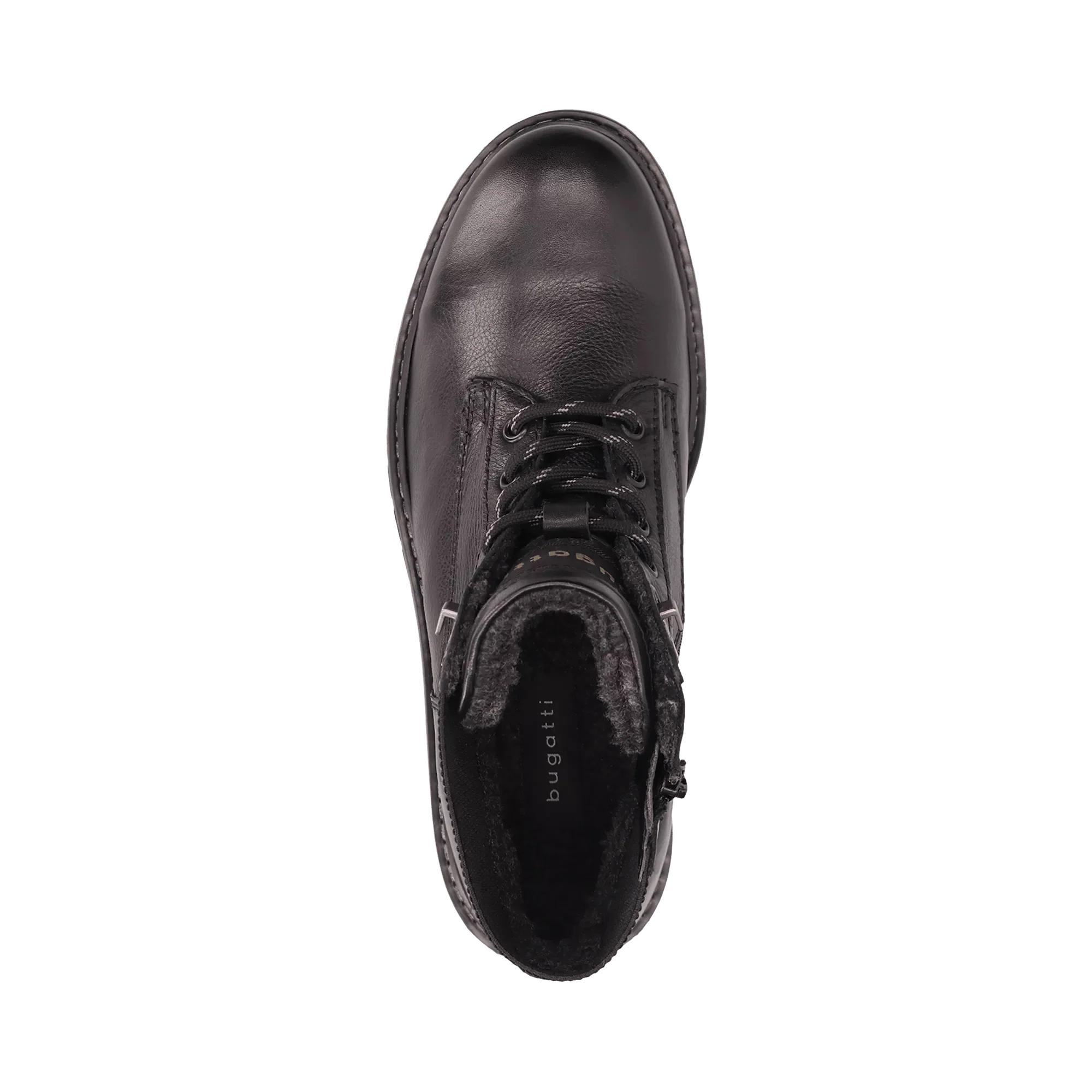 Leder Schnürstiefel schwarz - Image 6