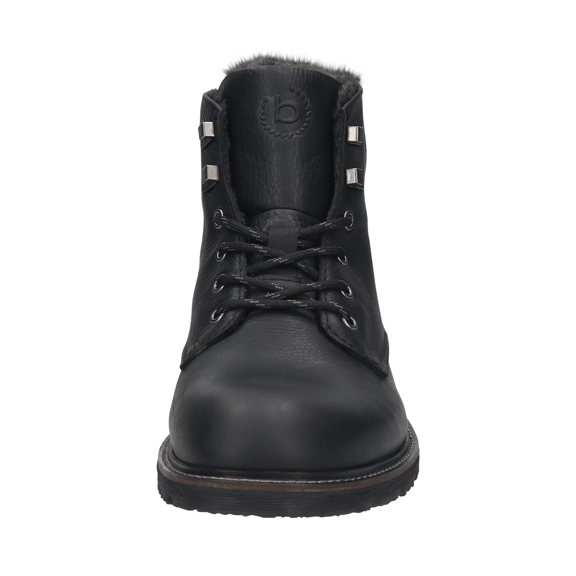 Leder Schnürstiefel schwarz - Image 5