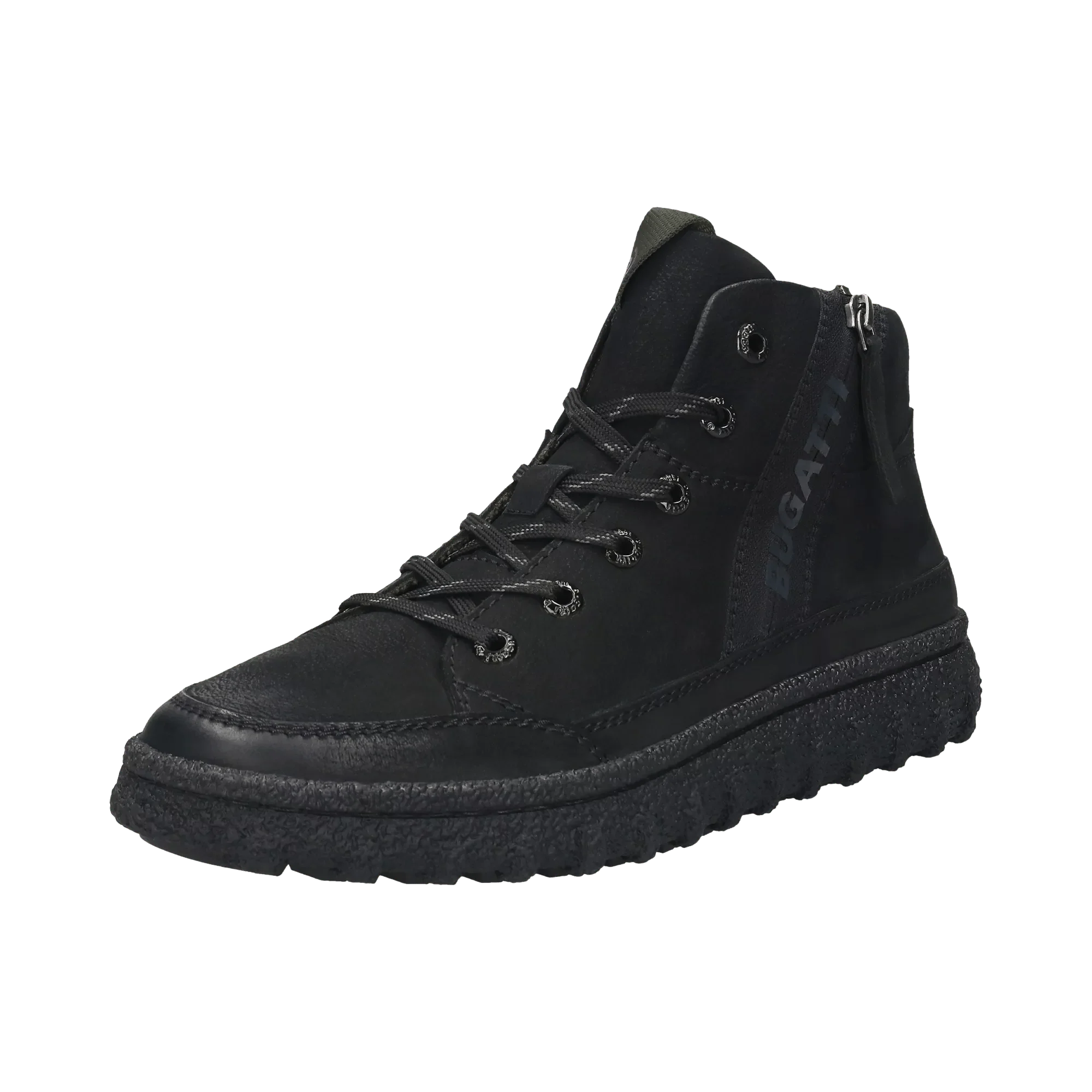Leder Schnürstiefel schwarz - Image 2