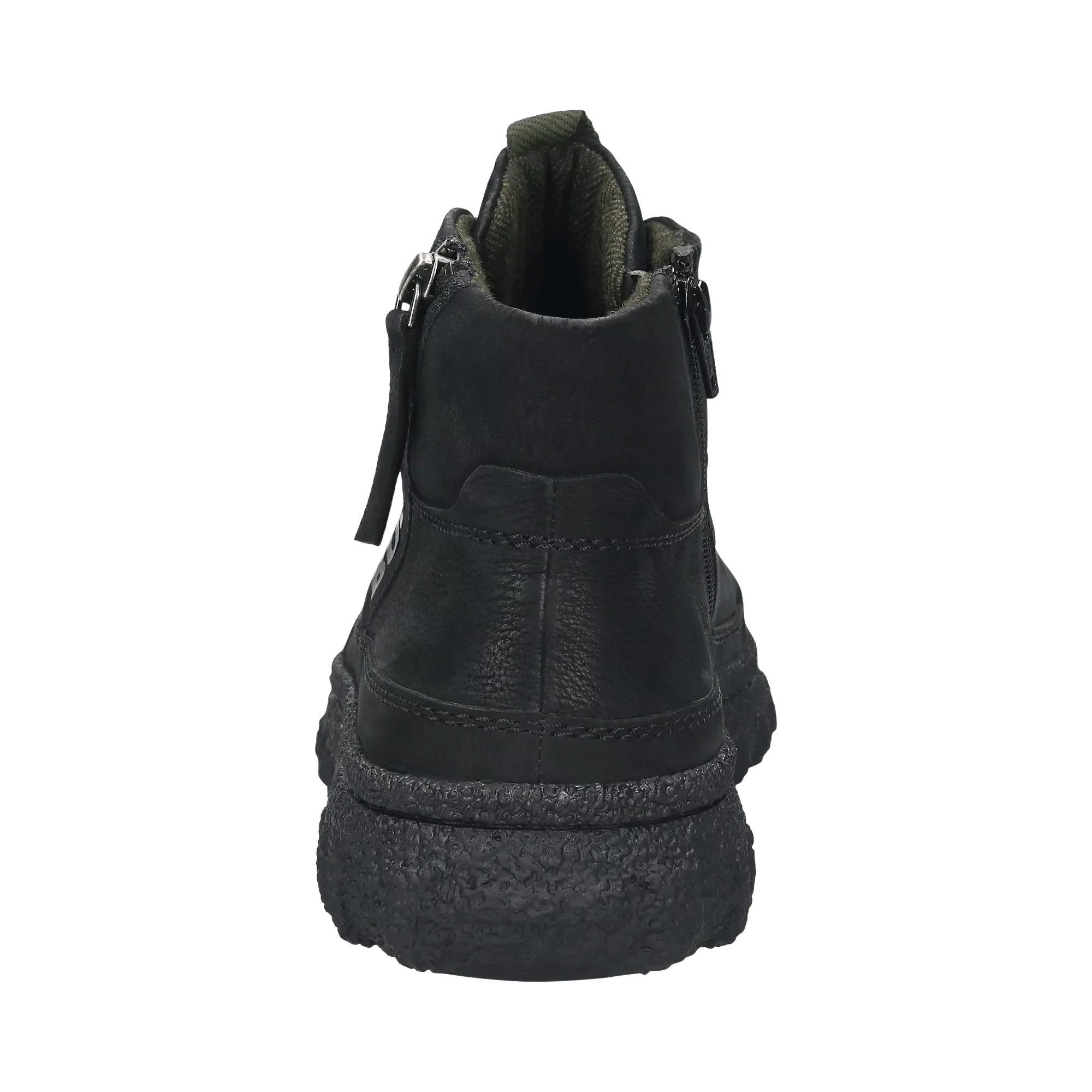 Leder Schnürstiefel schwarz - Image 3