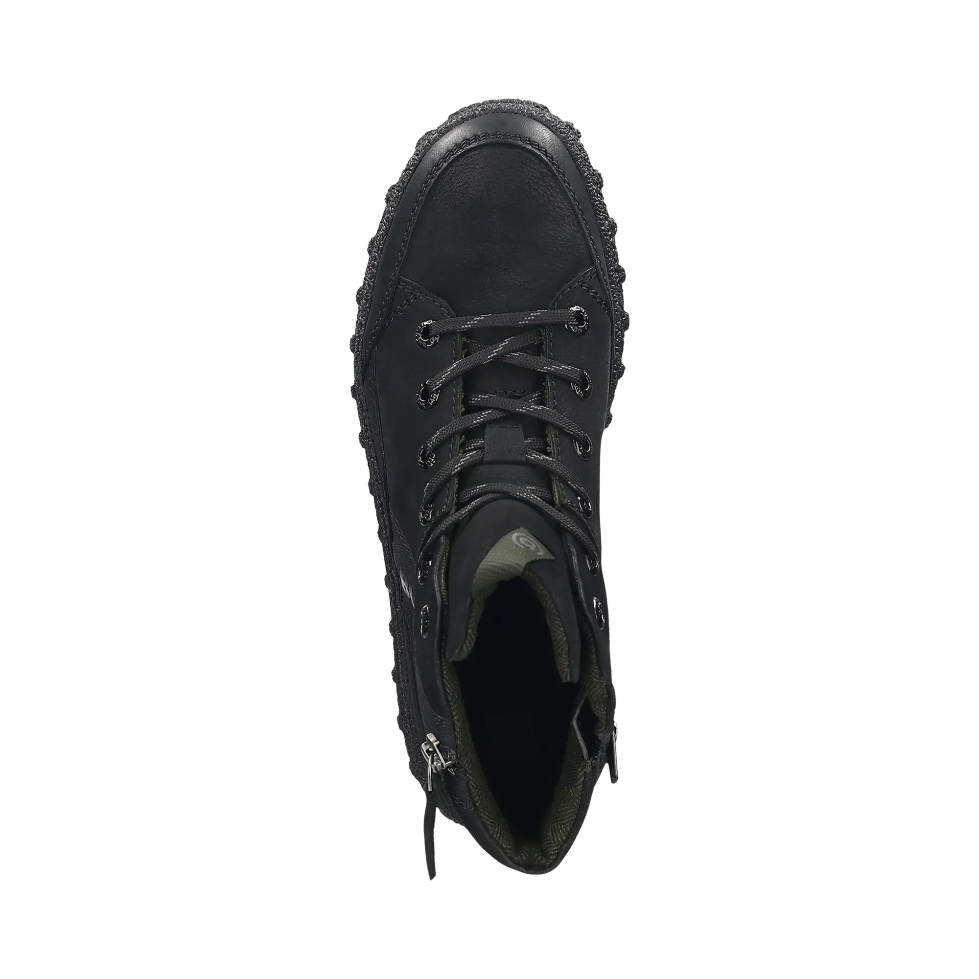 Leder Schnürstiefel schwarz - Image 6