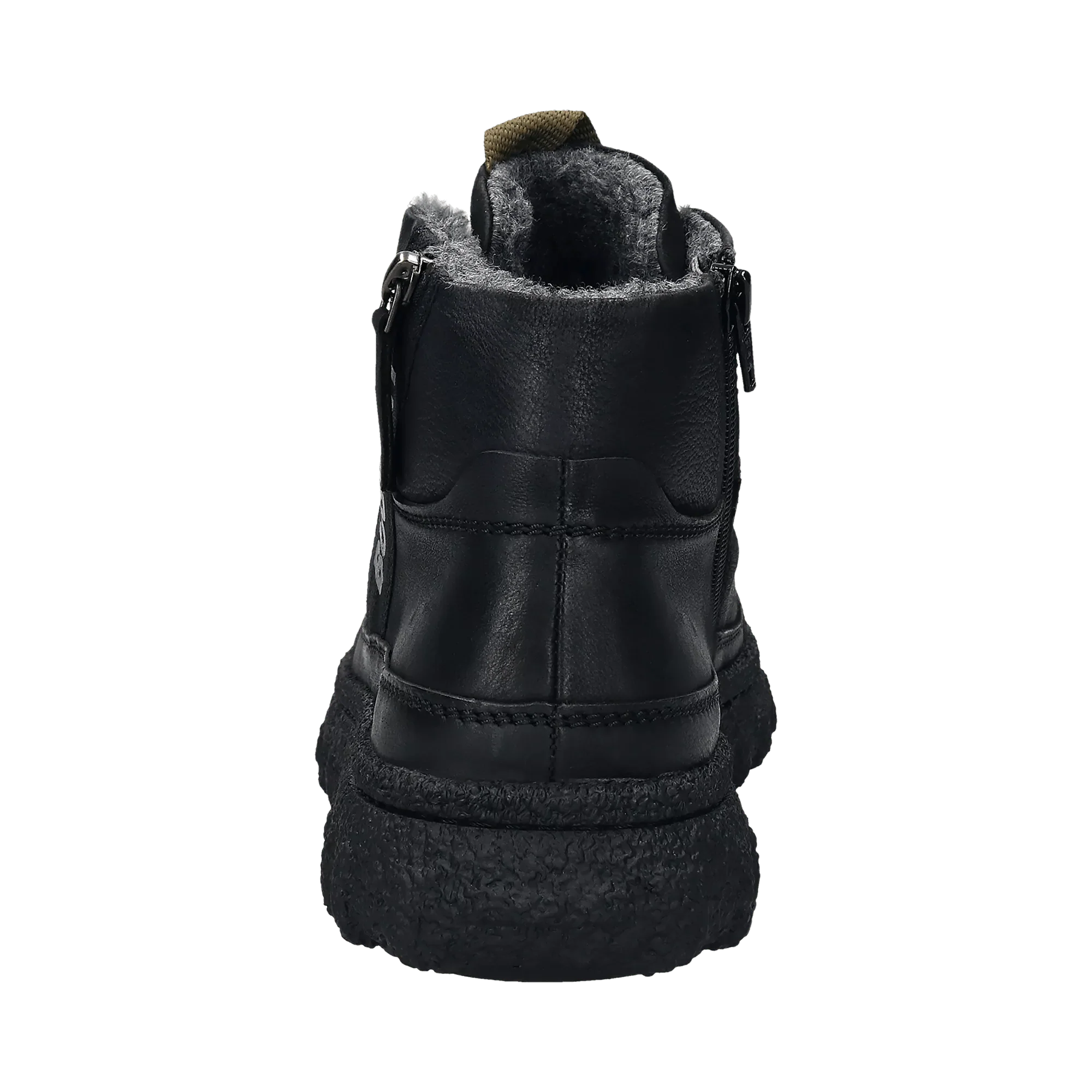 Leder Schnürstiefel schwarz - Image 3