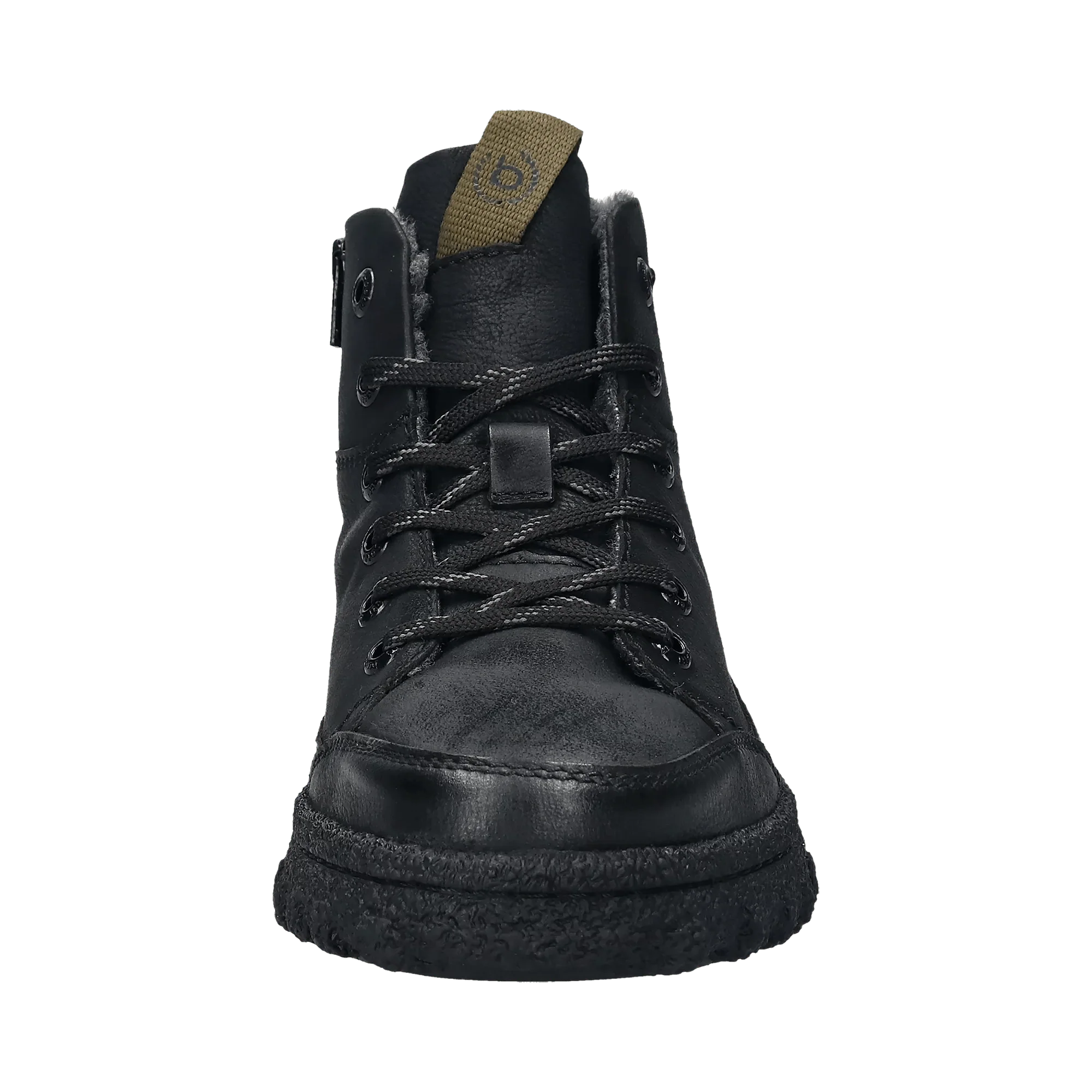 Leder Schnürstiefel schwarz - Image 5