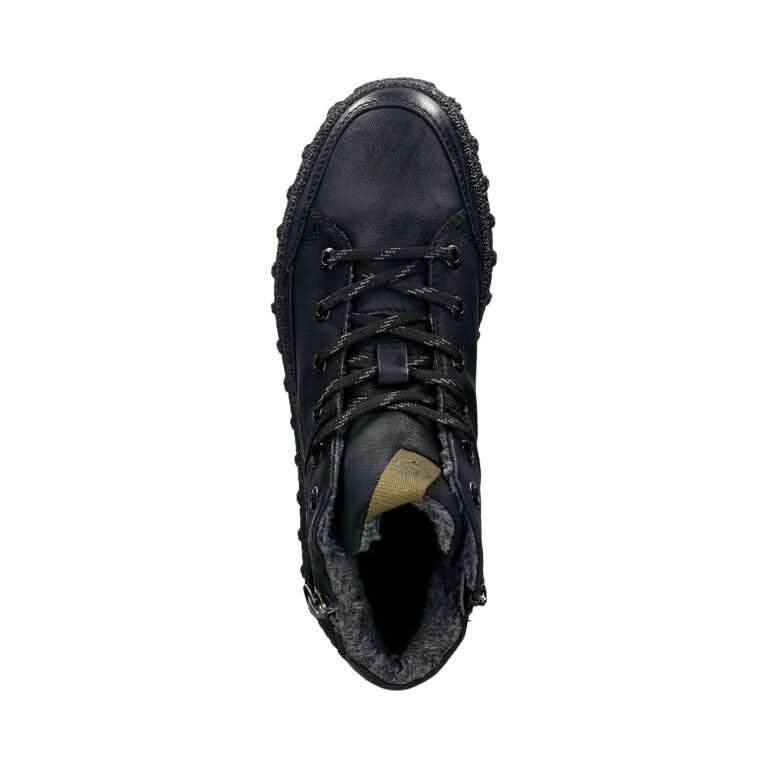 Leder Schnürstiefel schwarz - Image 6