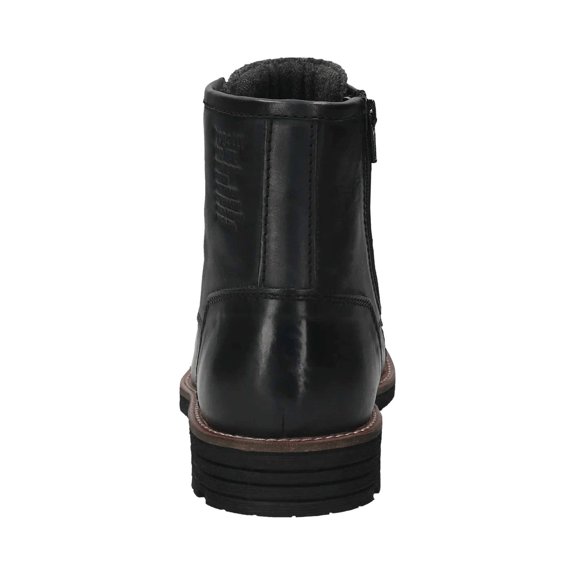 Leder Schnürstiefel schwarz - Image 3