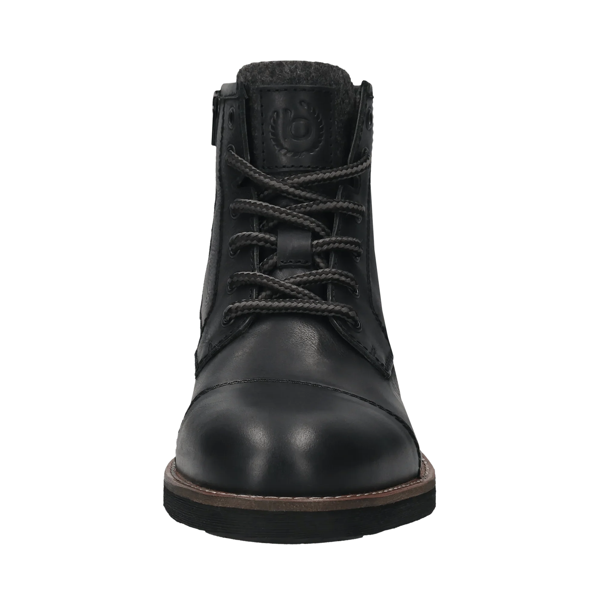 Leder Schnürstiefel schwarz - Image 5