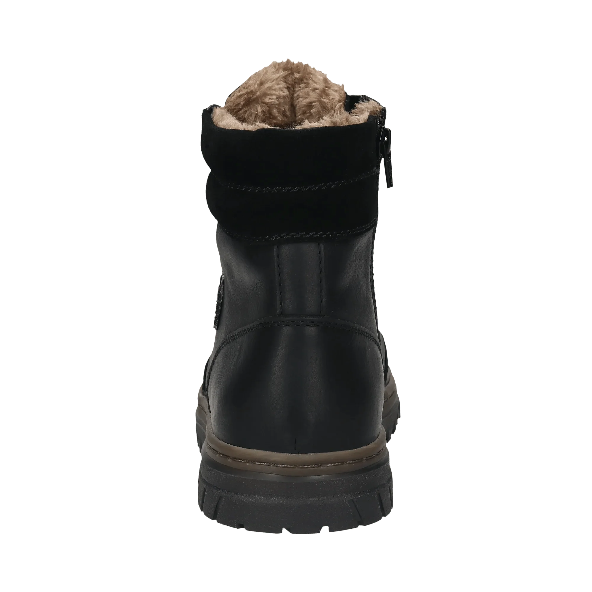 Leder Schnürstiefel schwarz - Image 3