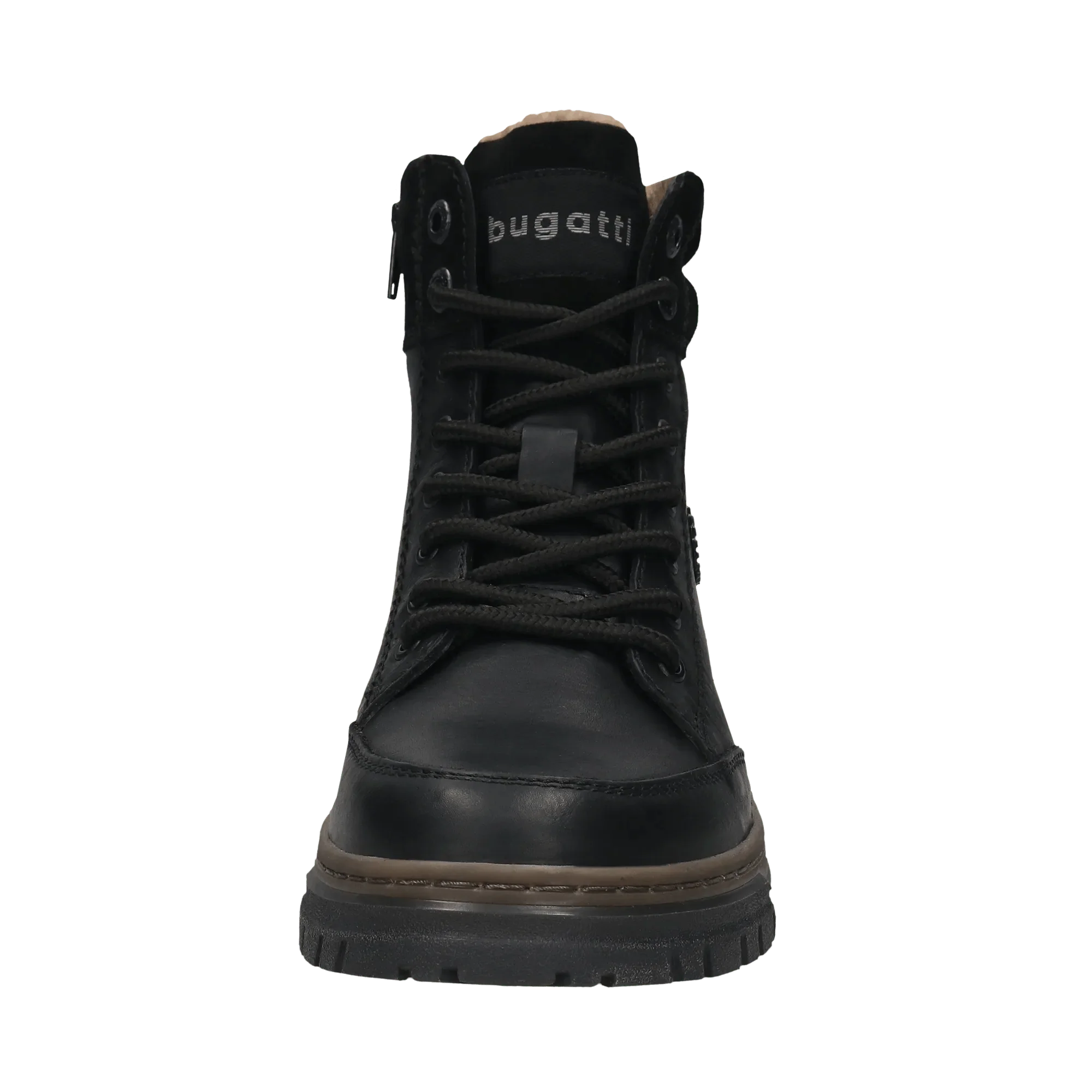 Leder Schnürstiefel schwarz - Image 5