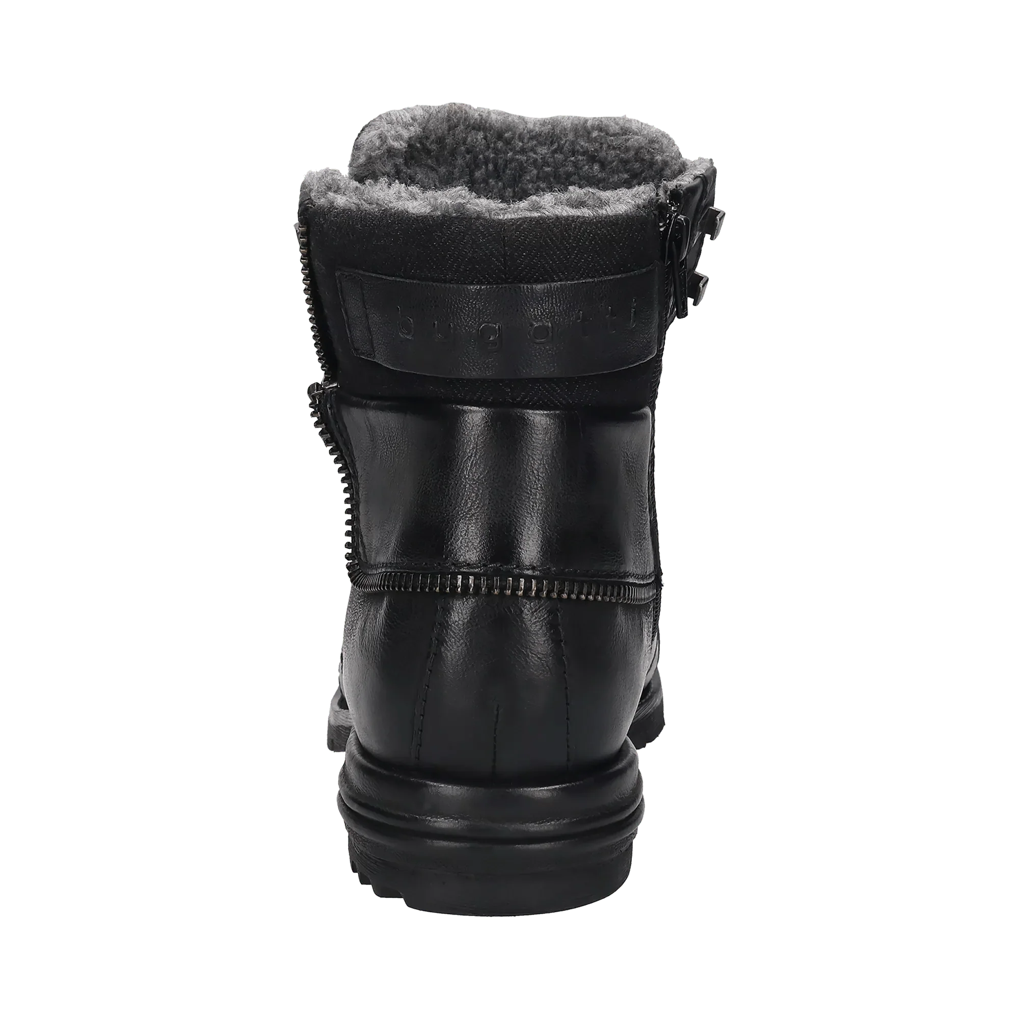 Leder Schnürstiefel schwarz - Image 3