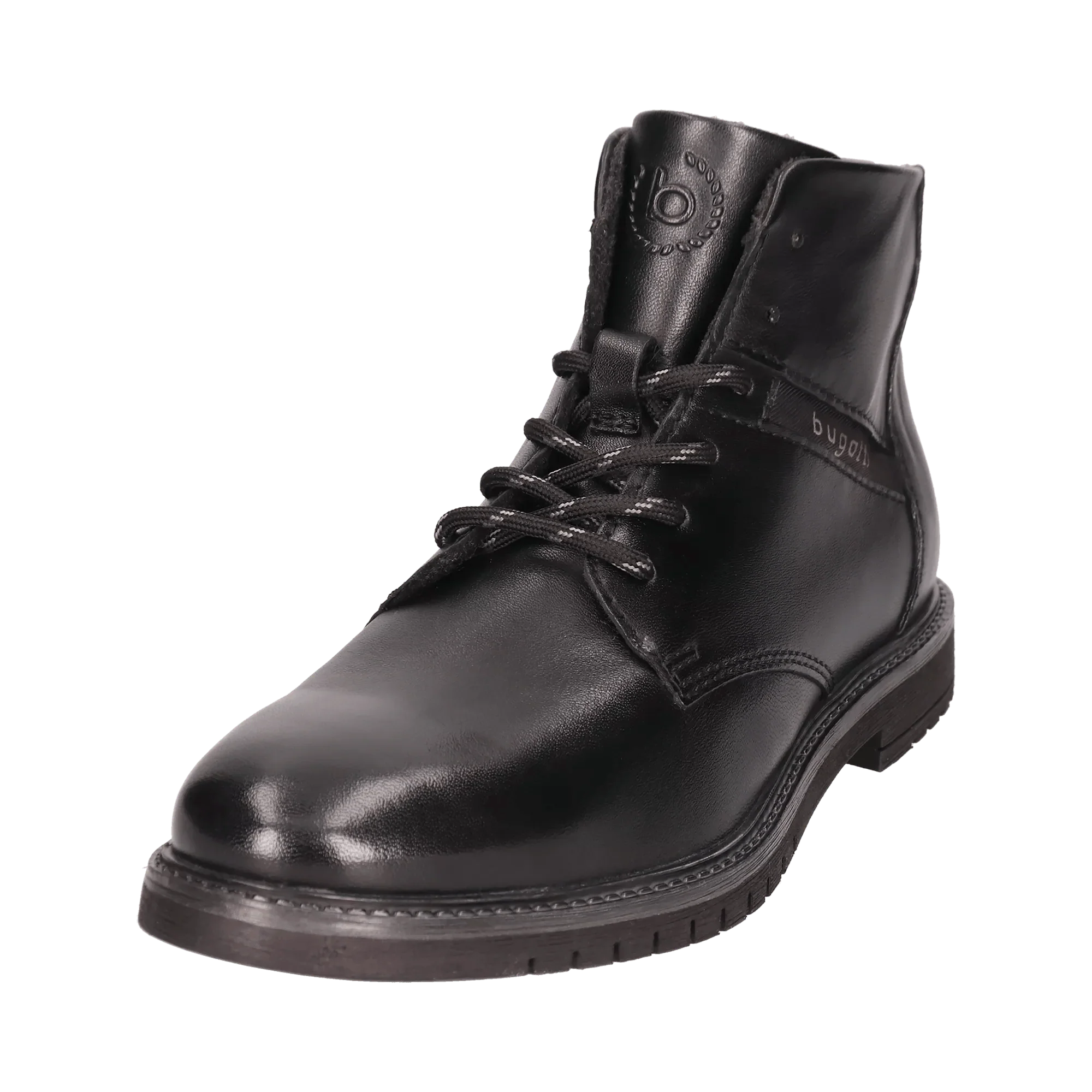 Leder Schnürstiefel schwarz - Image 2