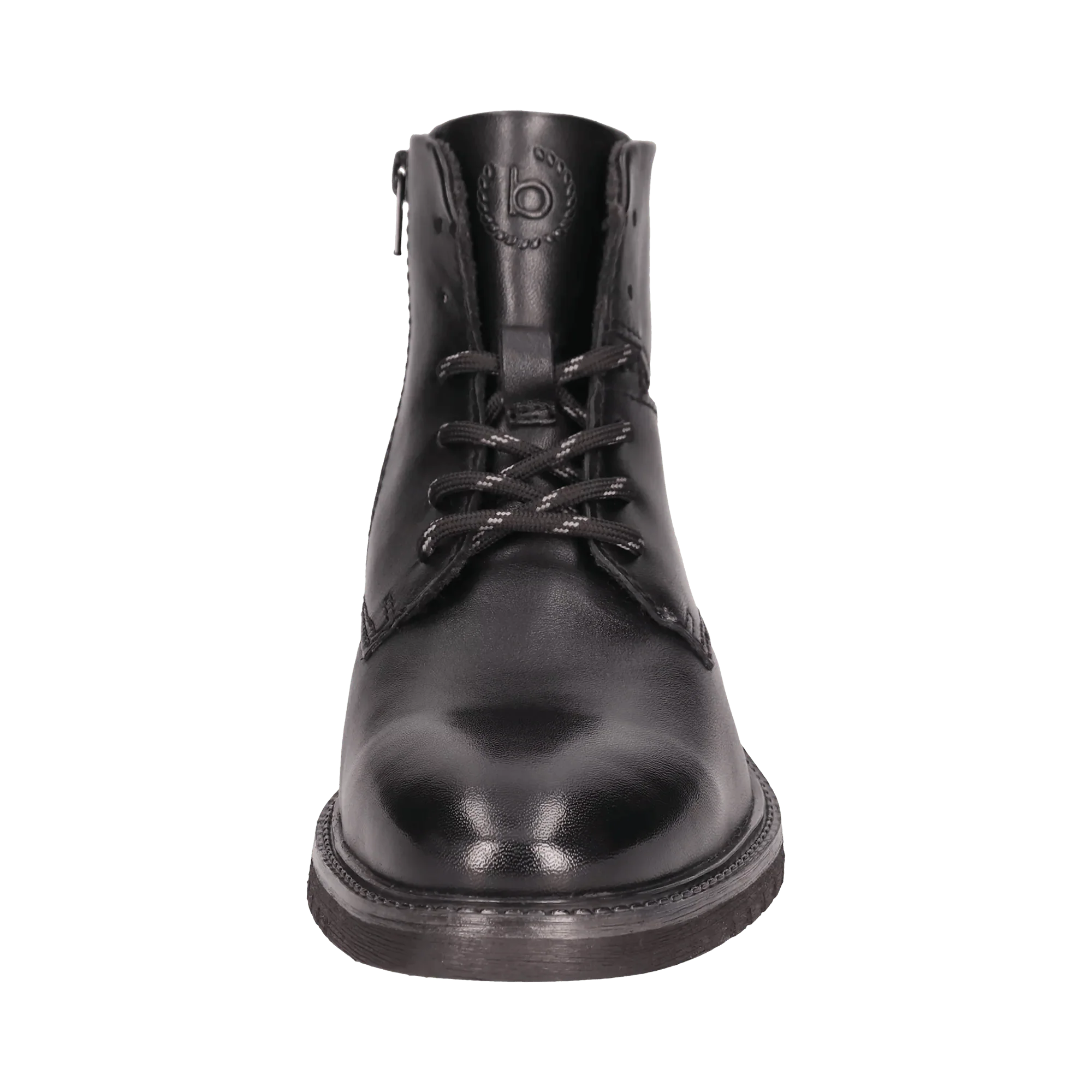 Leder Schnürstiefel schwarz - Image 5