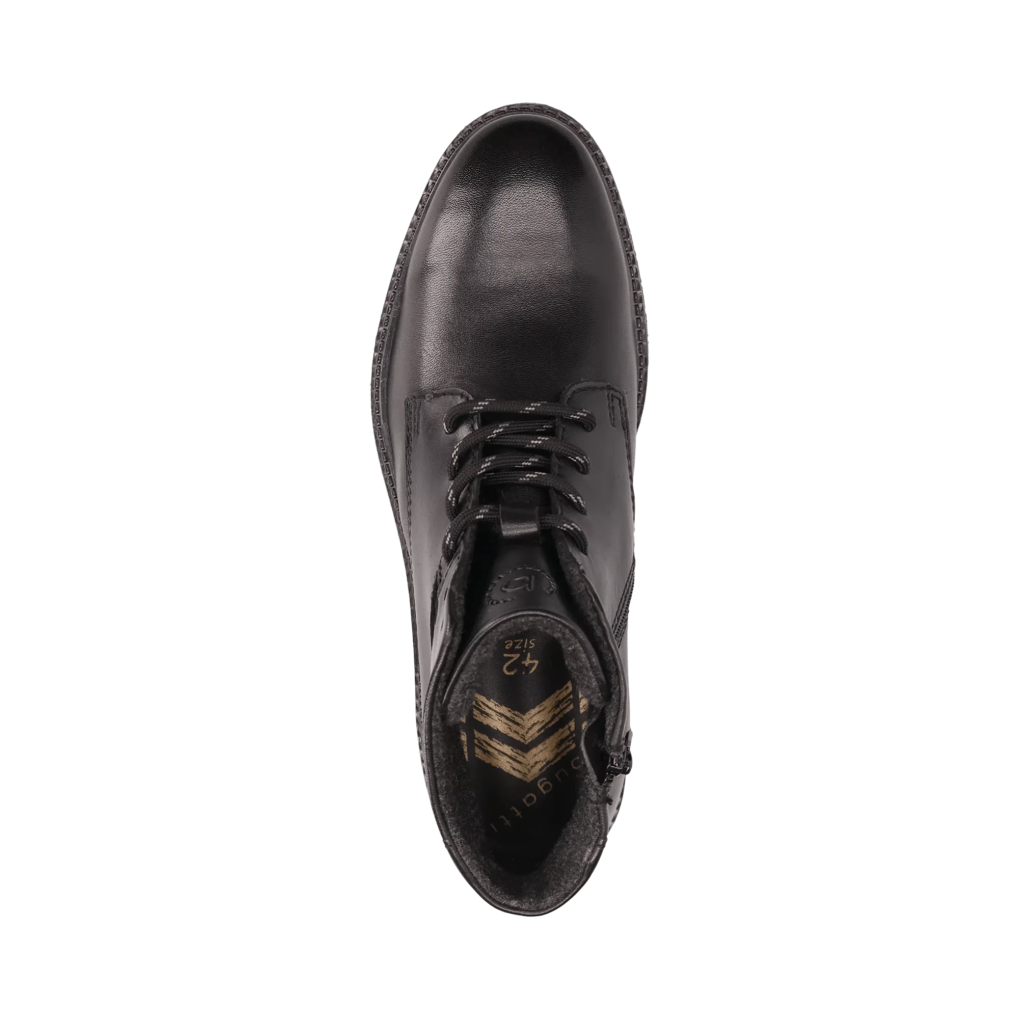 Leder Schnürstiefel schwarz - Image 6