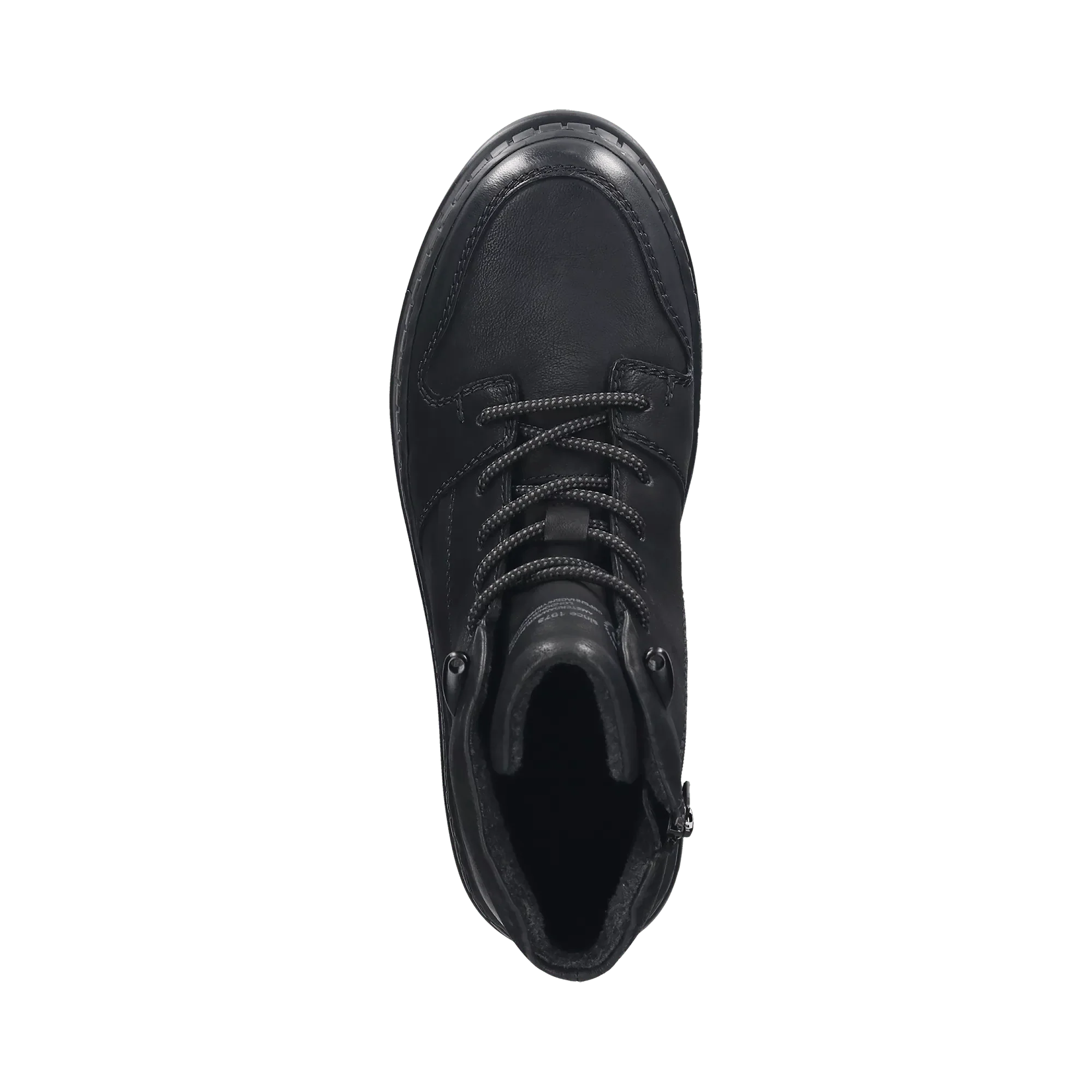 Leder Schnürstiefel schwarz - Image 5