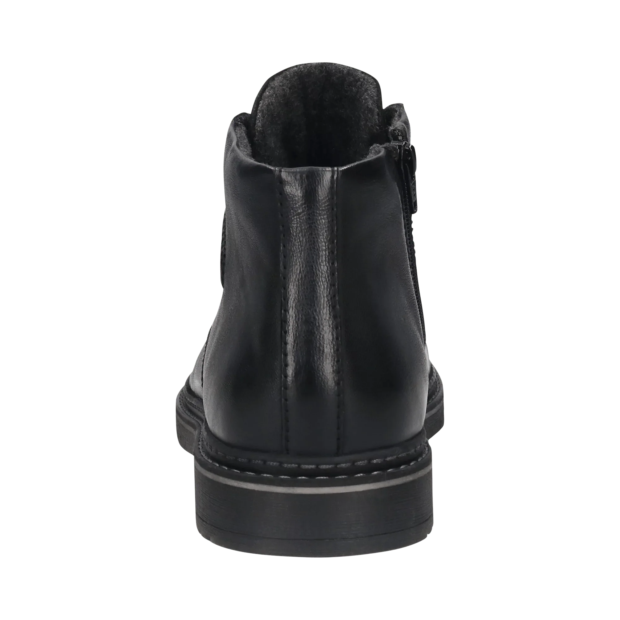 Leder Schnürstiefel schwarz - Image 3