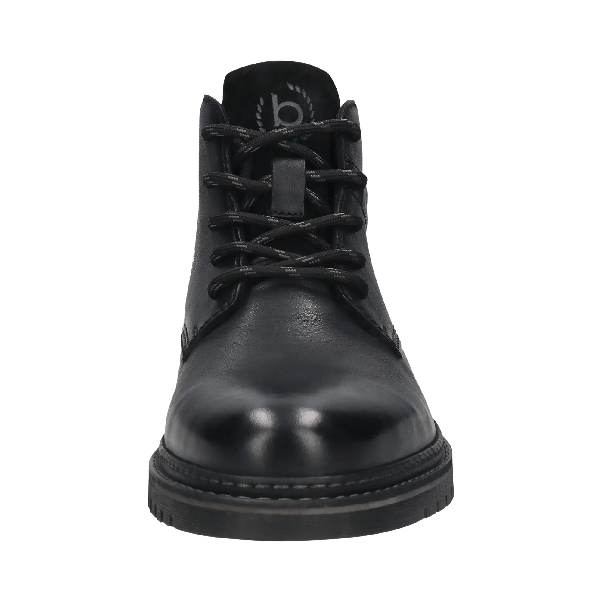 Leder Schnürstiefel schwarz - Image 5