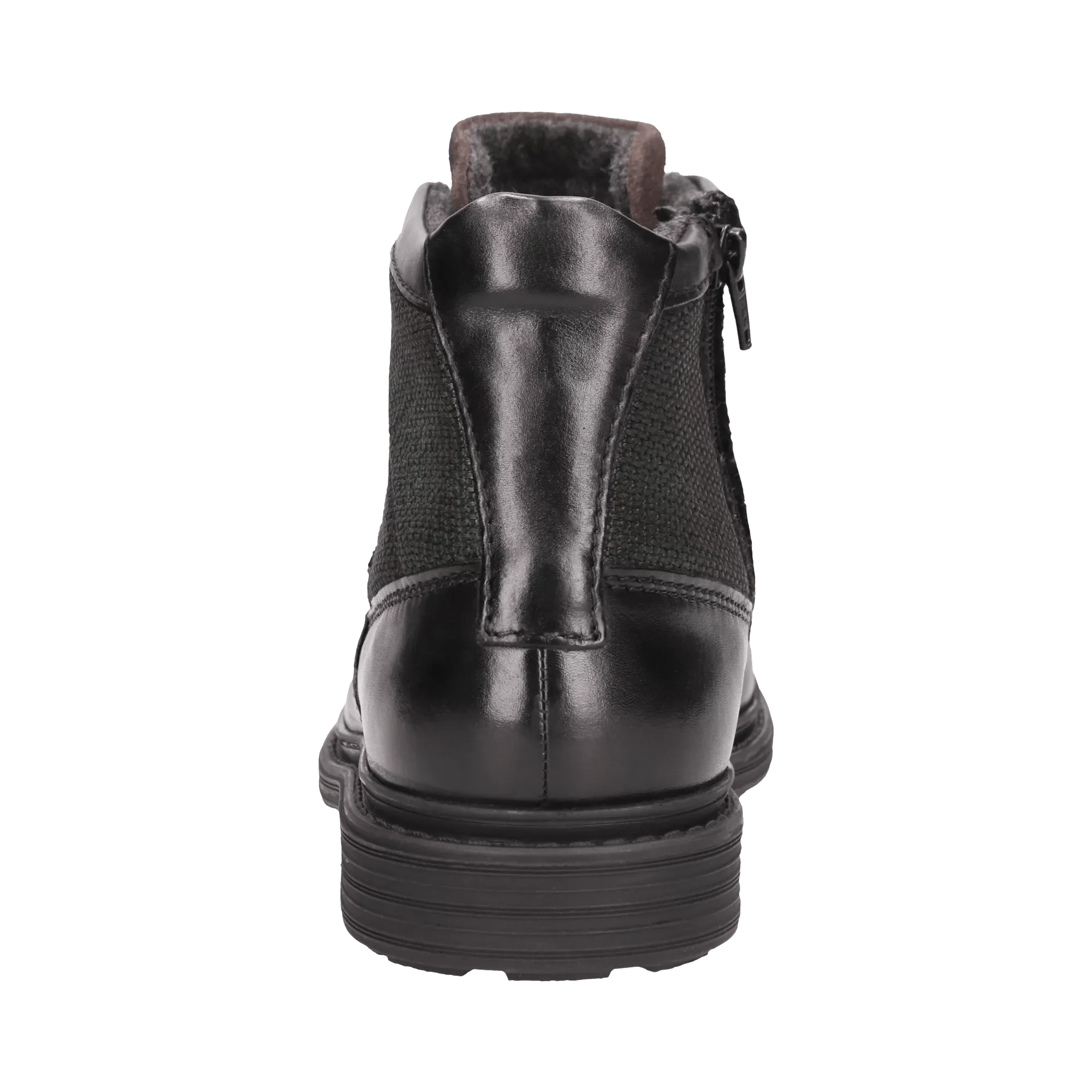 Leder Schnürstiefel schwarz - Image 3