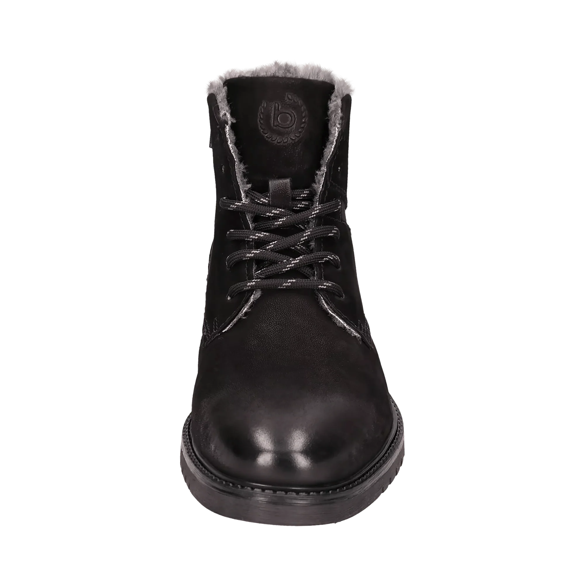 Leder Schnürstiefel schwarz - Image 5