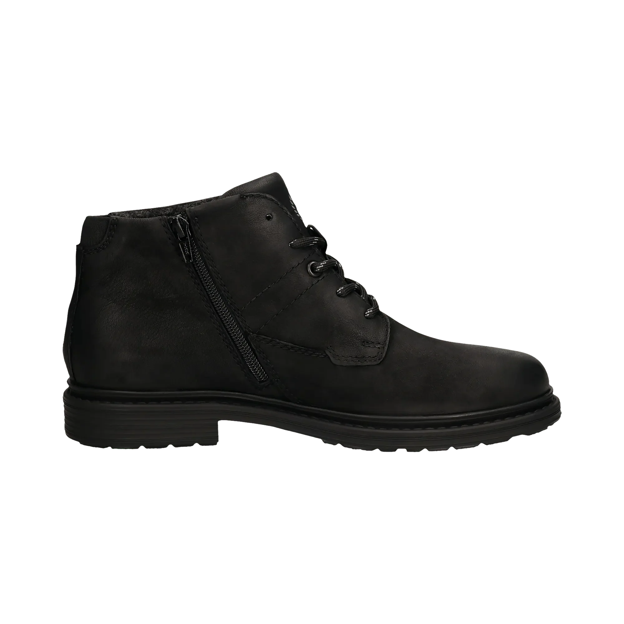Leder Schnürstiefel schwarz - Image 4