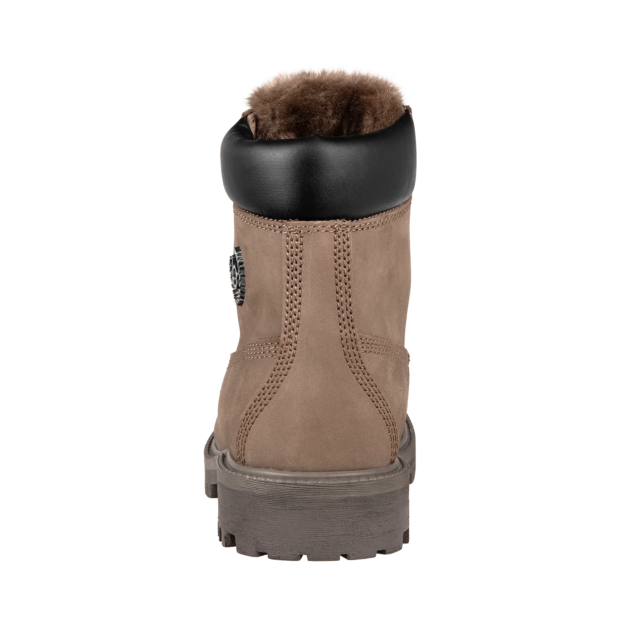 Leder Schnürstiefel taupe - Image 3