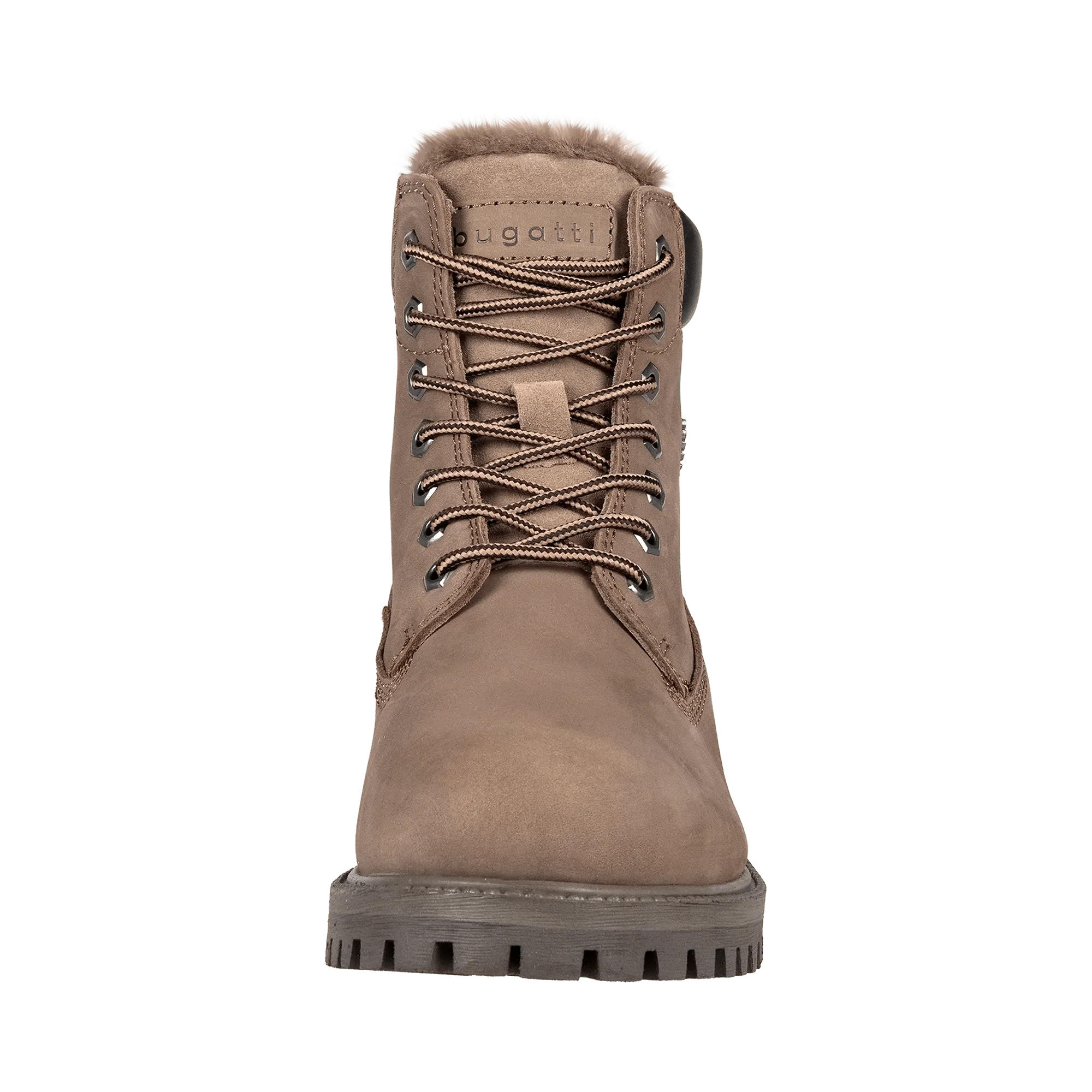 Leder Schnürstiefel taupe - Image 5