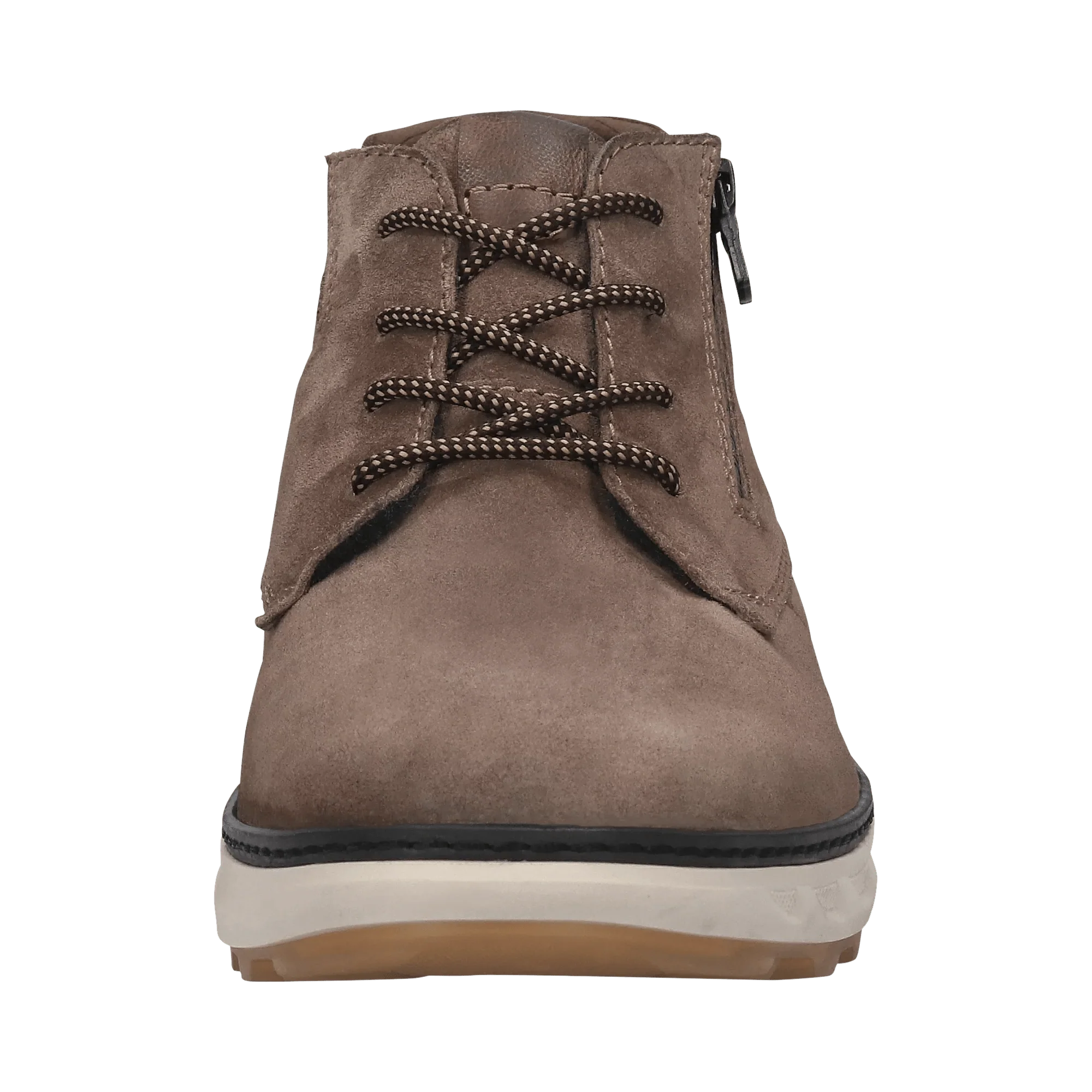 Leder Schnürstiefel taupe - Image 5