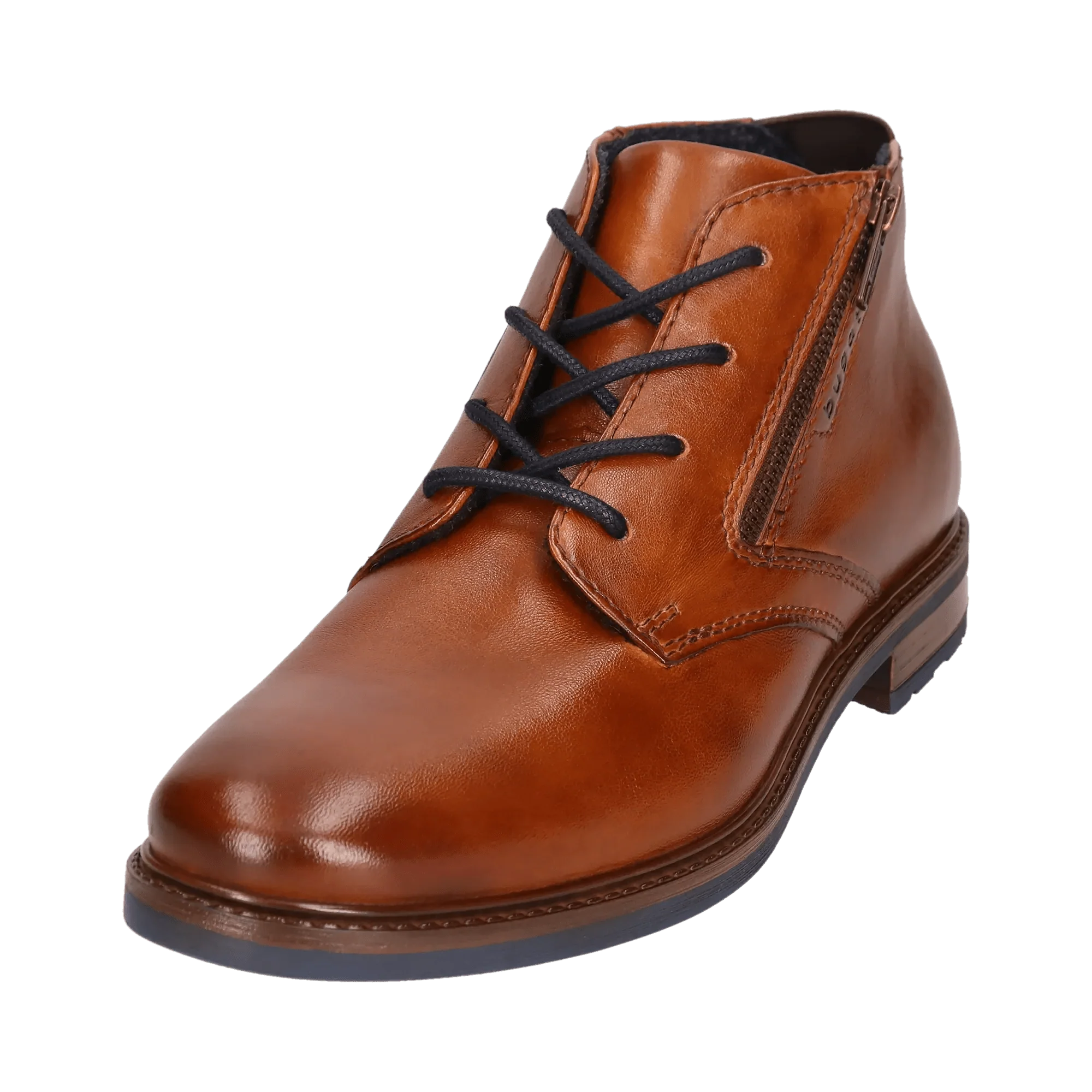 Leder Schnürstiefel cognac - Image 2