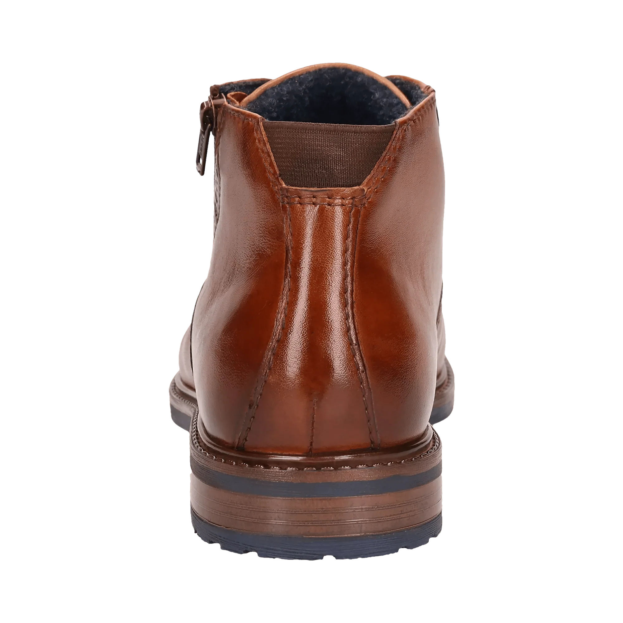 Leder Schnürstiefel cognac - Image 3