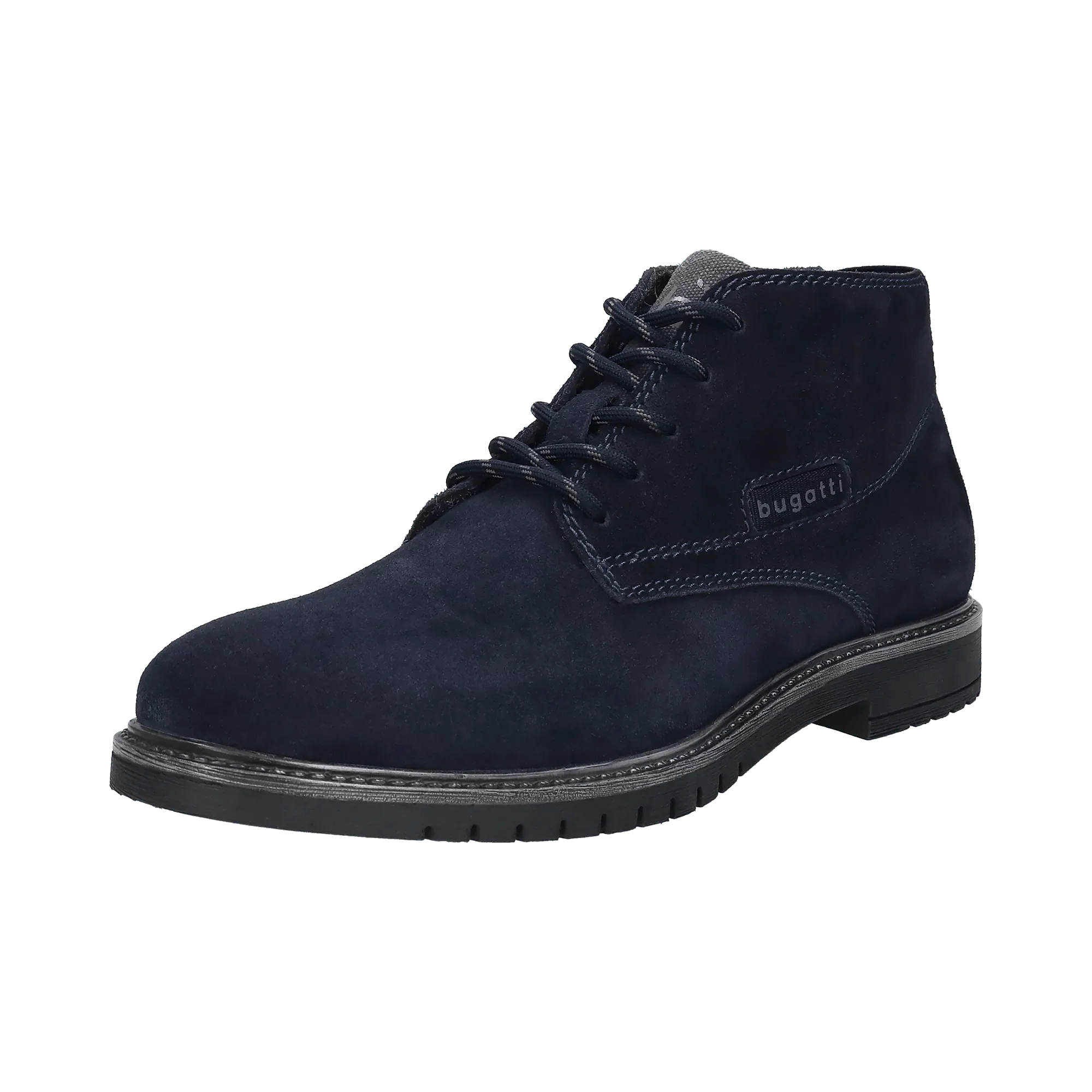 Leder Schnürstiefel dunkelblau - Image 2