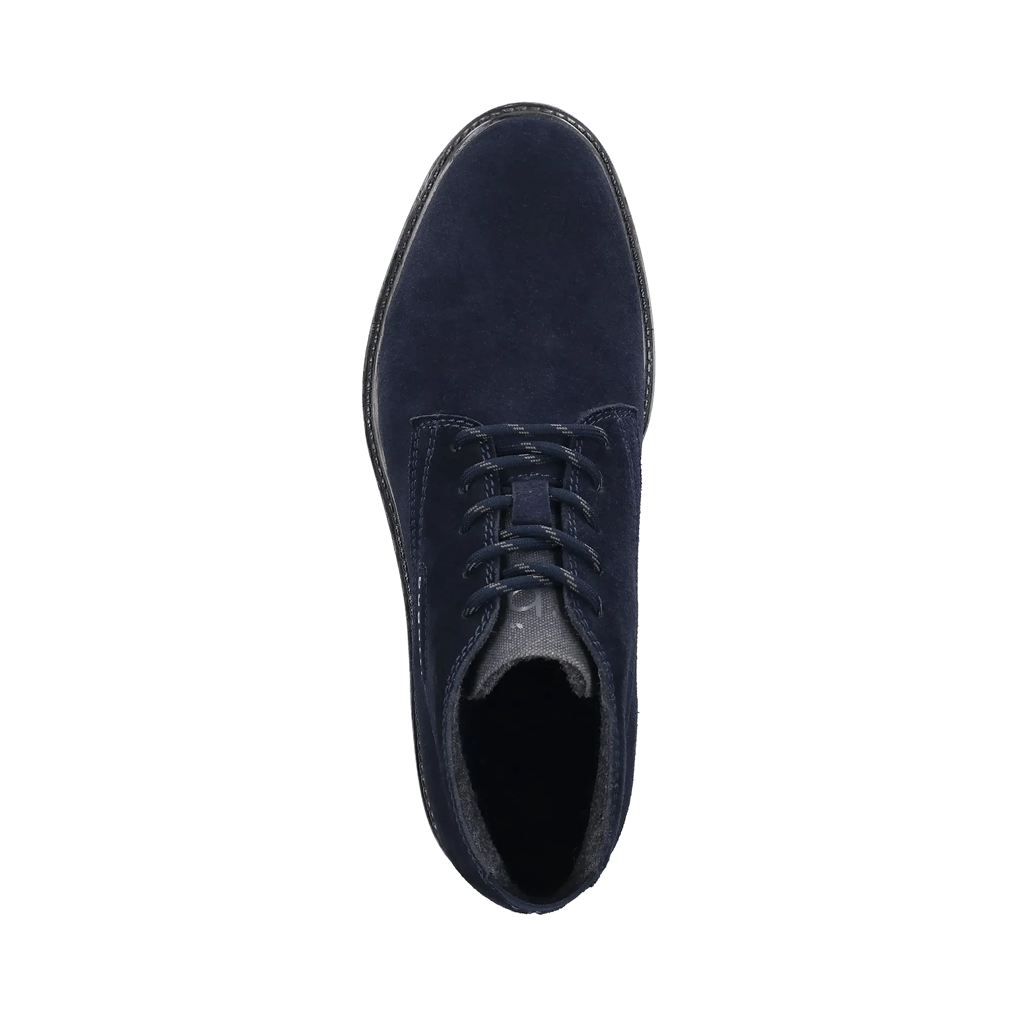 Leder Schnürstiefel dunkelblau - Image 6