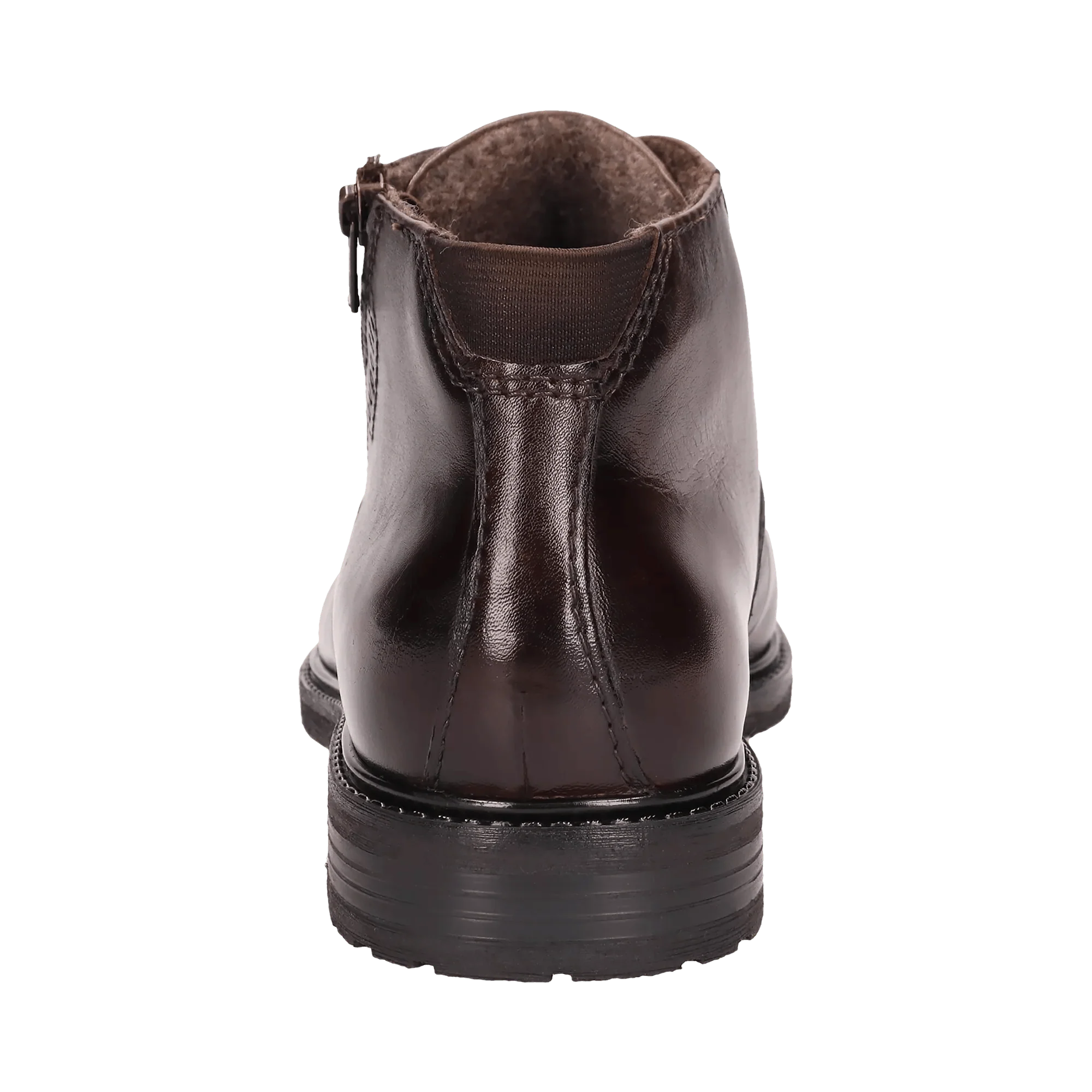 Leder Schnürstiefel dunkelbraun - Image 3