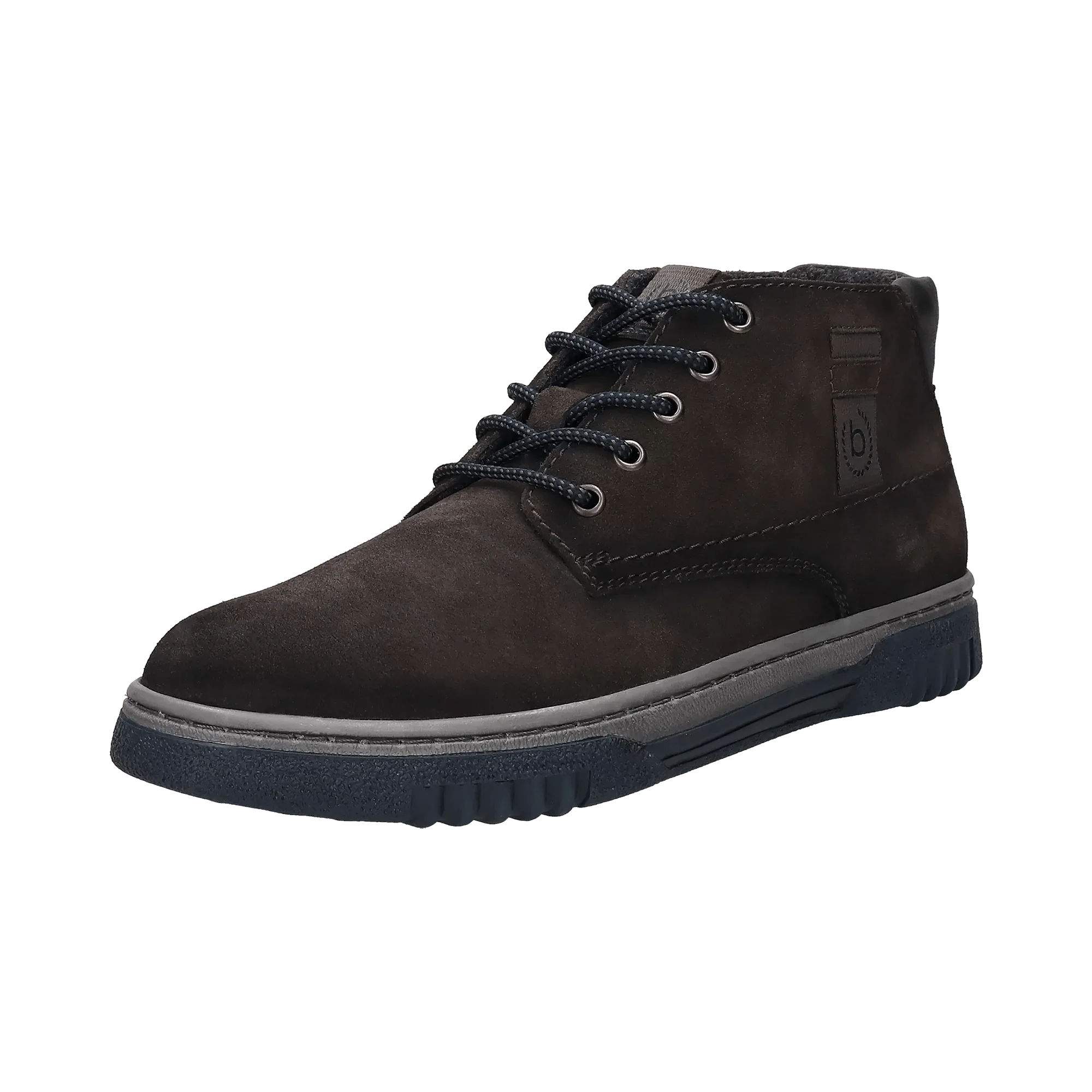 Leder Schnürstiefel dunkelgrau - Image 2