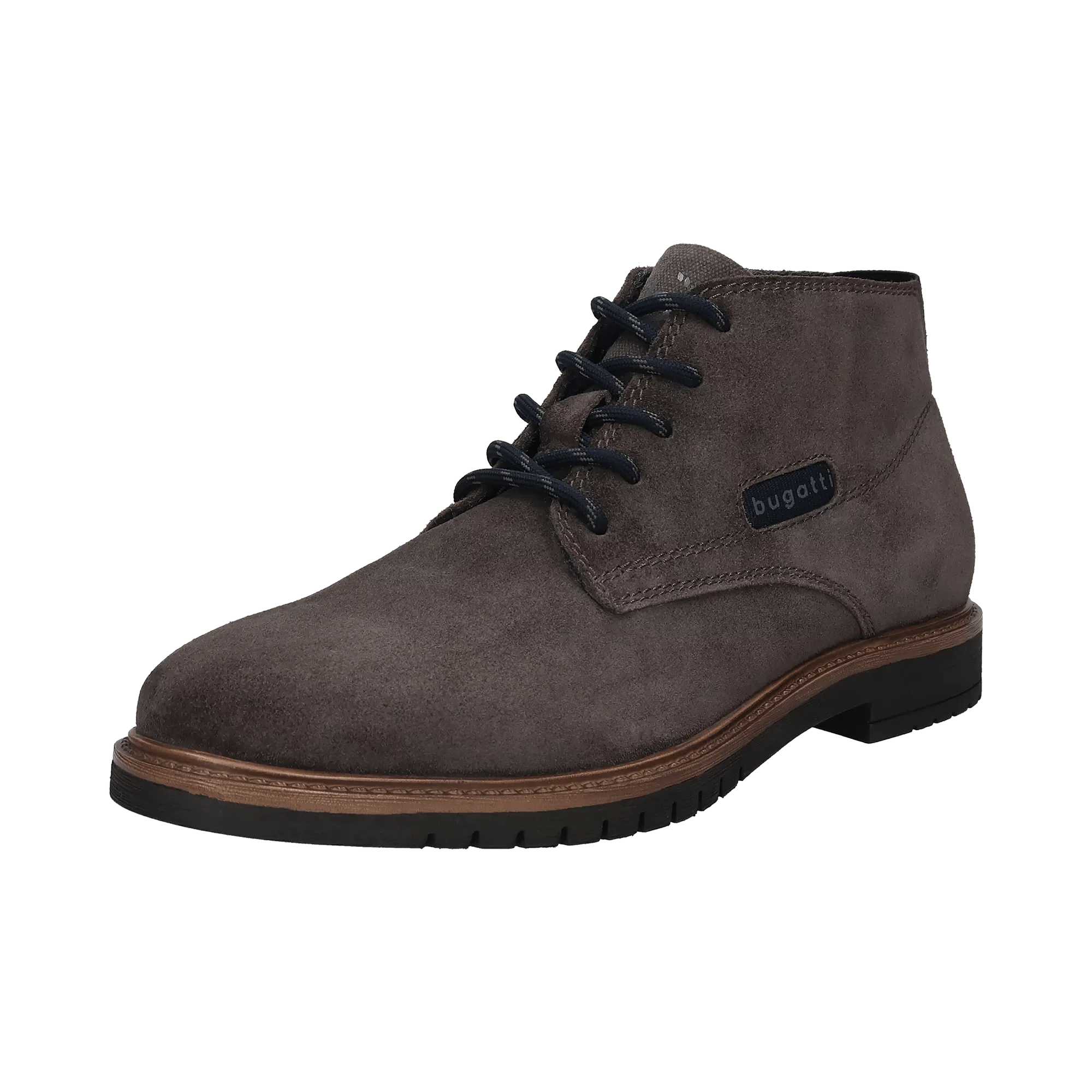 Leder Schnürstiefel dunkelgrau - Image 2