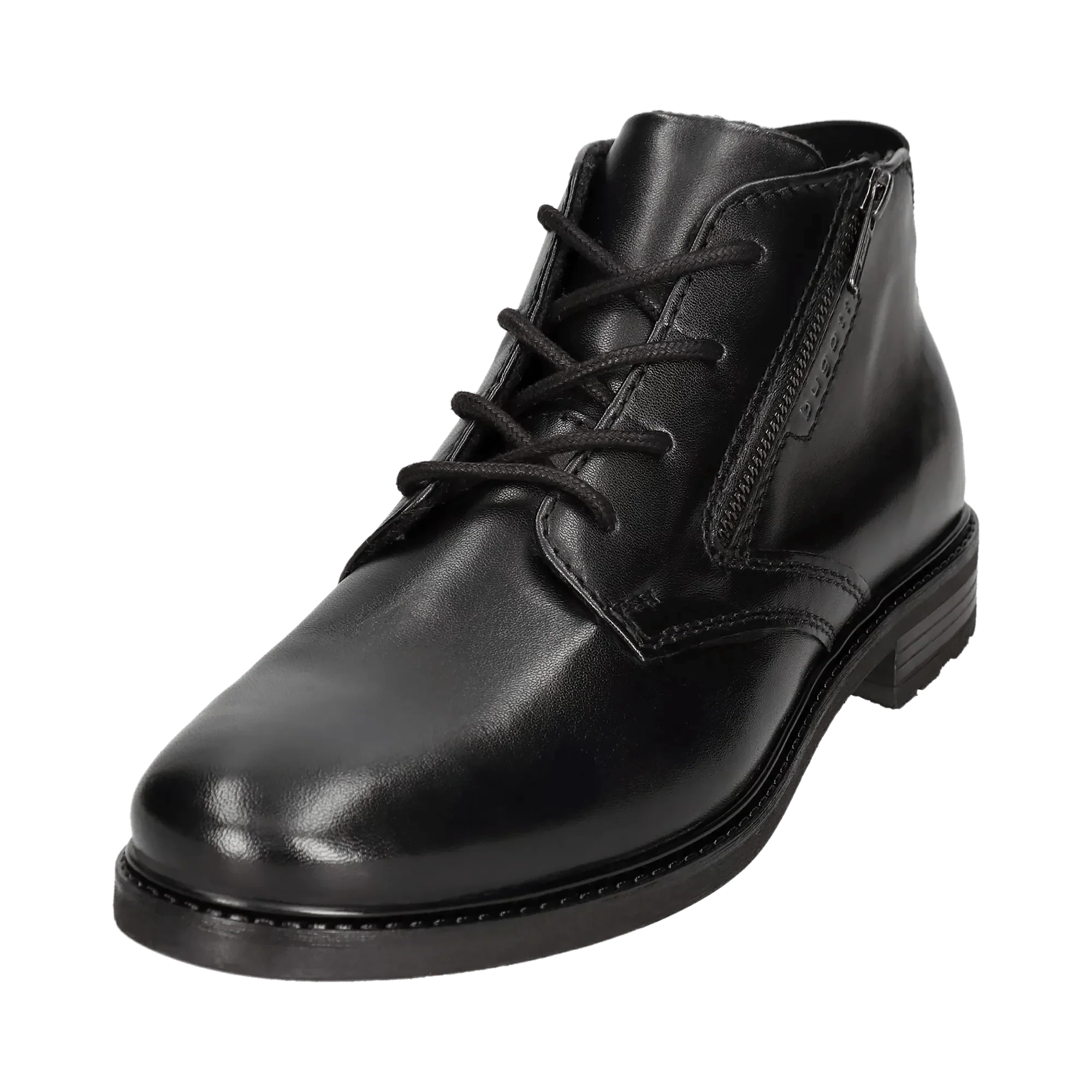 Leder Schnürstiefel schwarz - Image 2