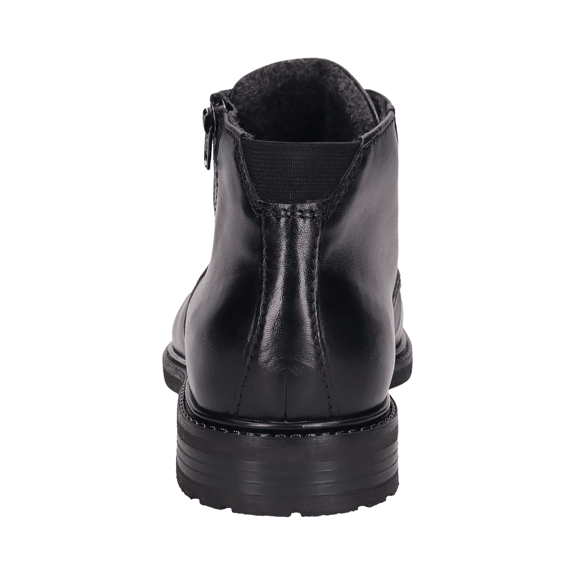 Leder Schnürstiefel schwarz - Image 3