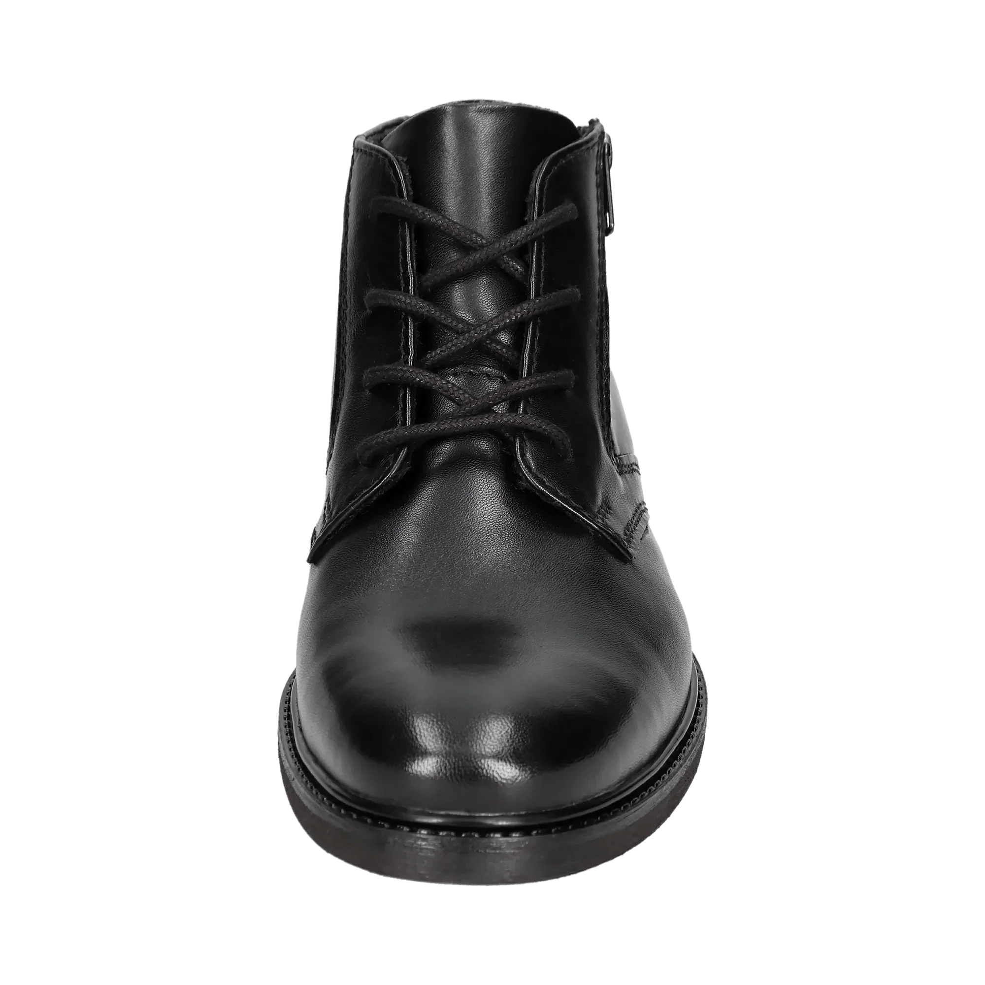 Leder Schnürstiefel schwarz - Image 5