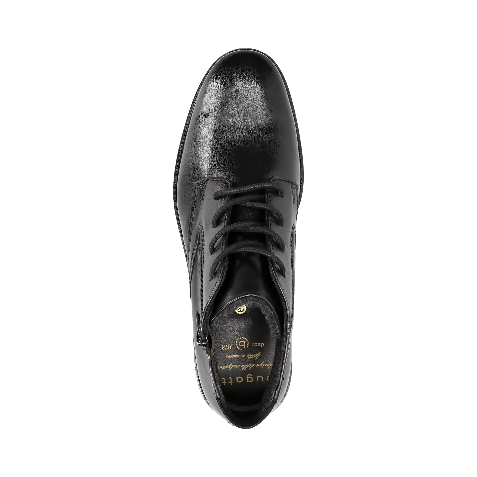 Leder Schnürstiefel schwarz - Image 6