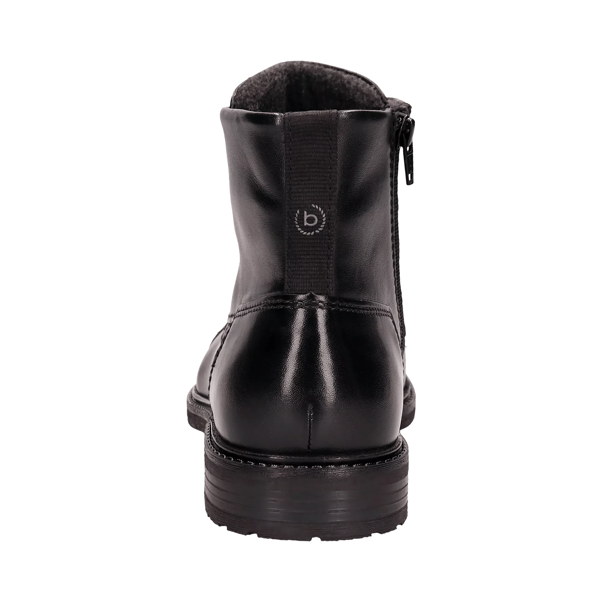 Leder Schnürstiefel schwarz - Image 3