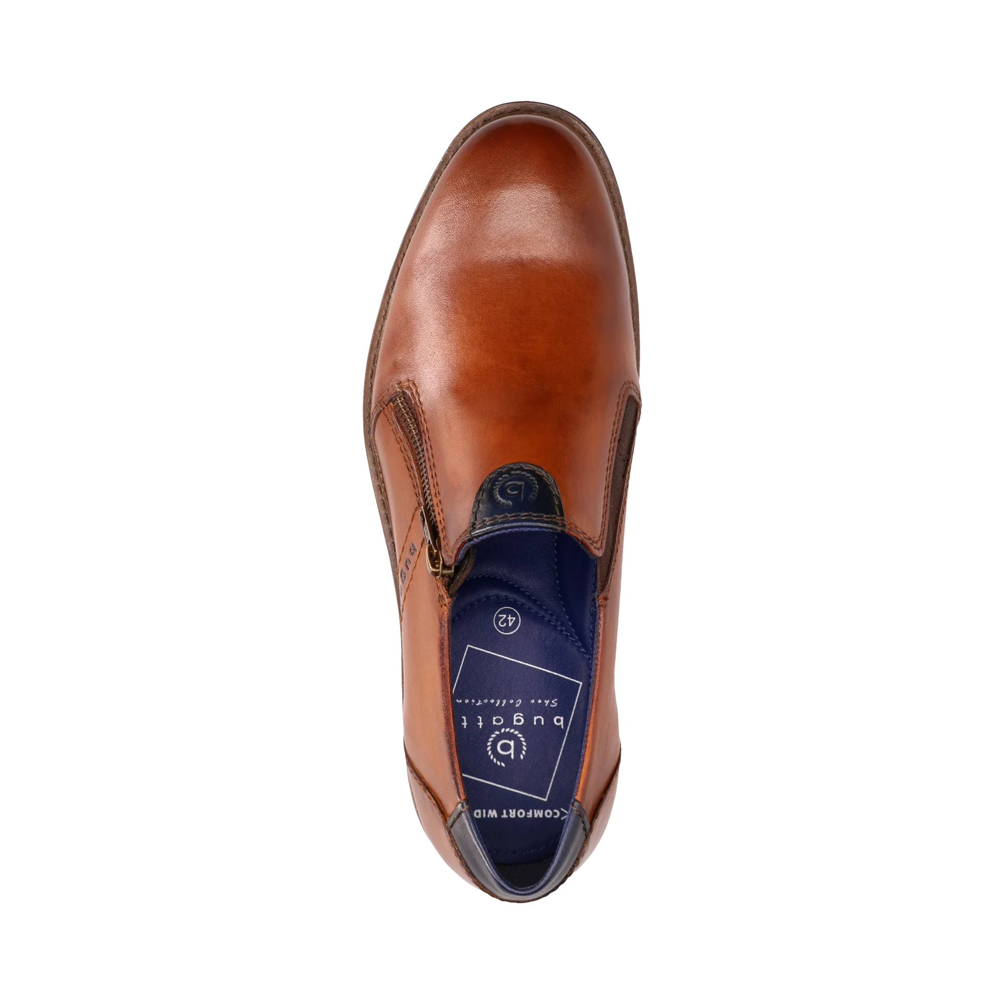 Leder Slip on cognac - Image 6