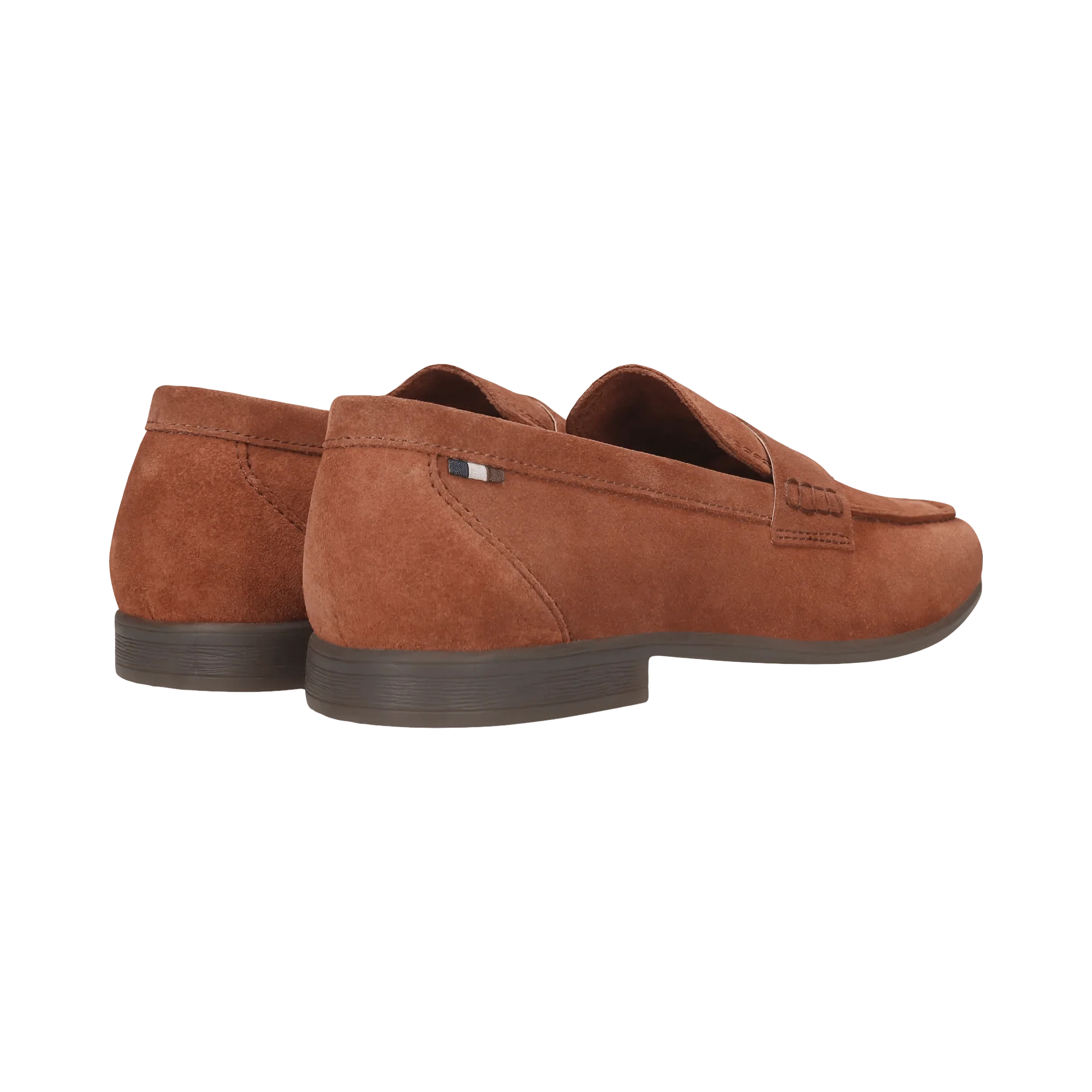 Leder Slip on orange - Image 3