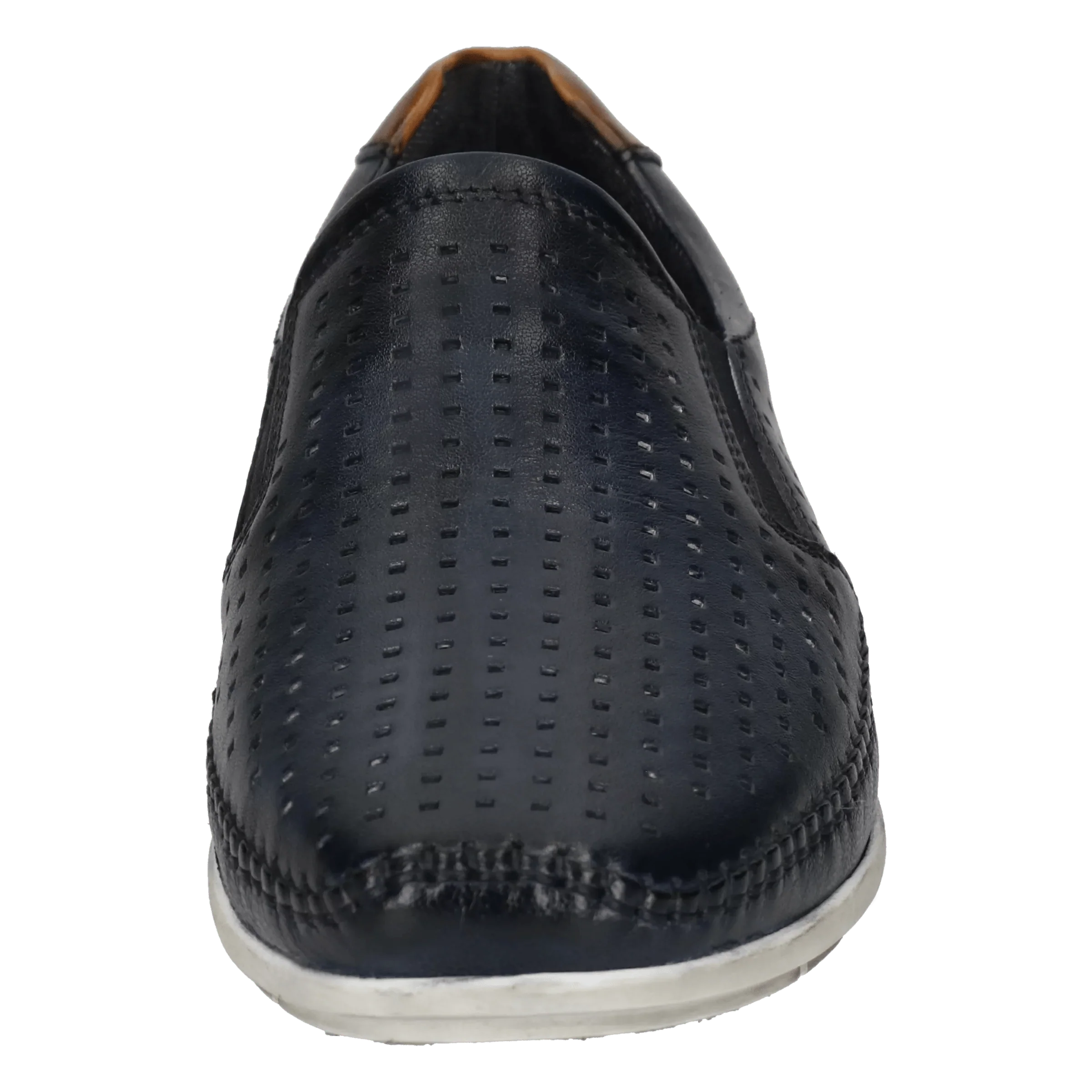 Leder Slipper dunkelblau - Image 5
